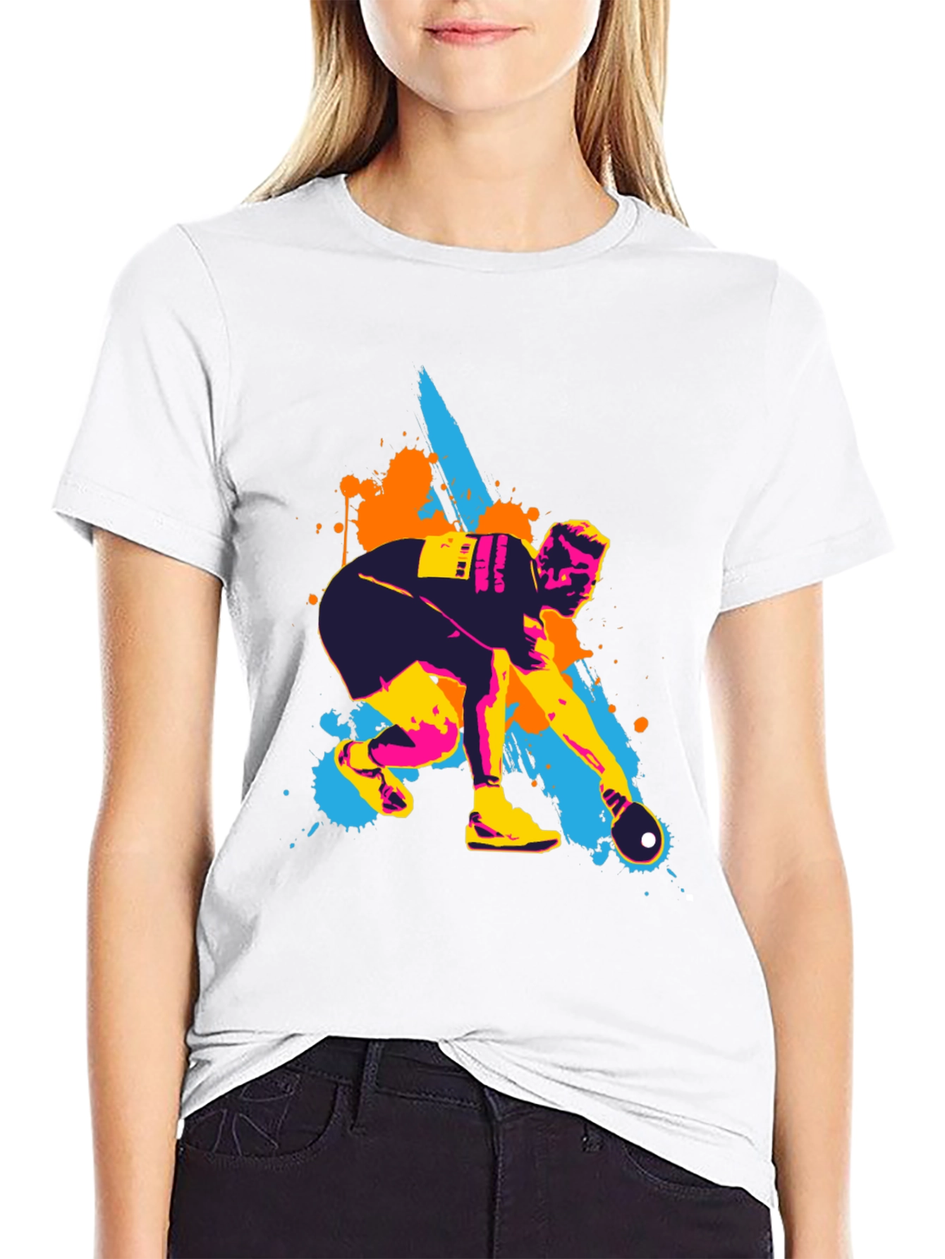 Artistic Bowling T-Shirt for Men