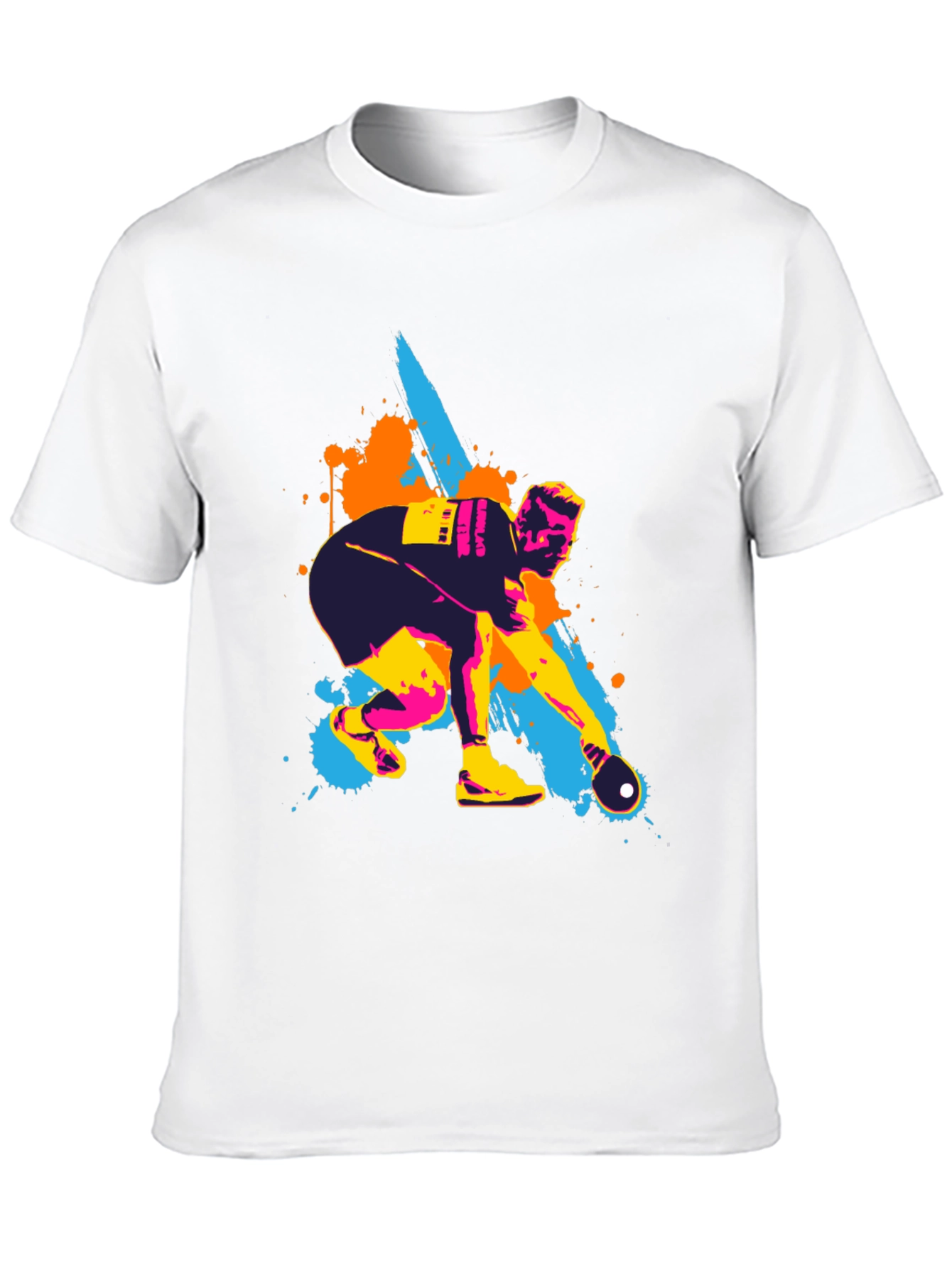 Artistic Bowling T-Shirt for Men