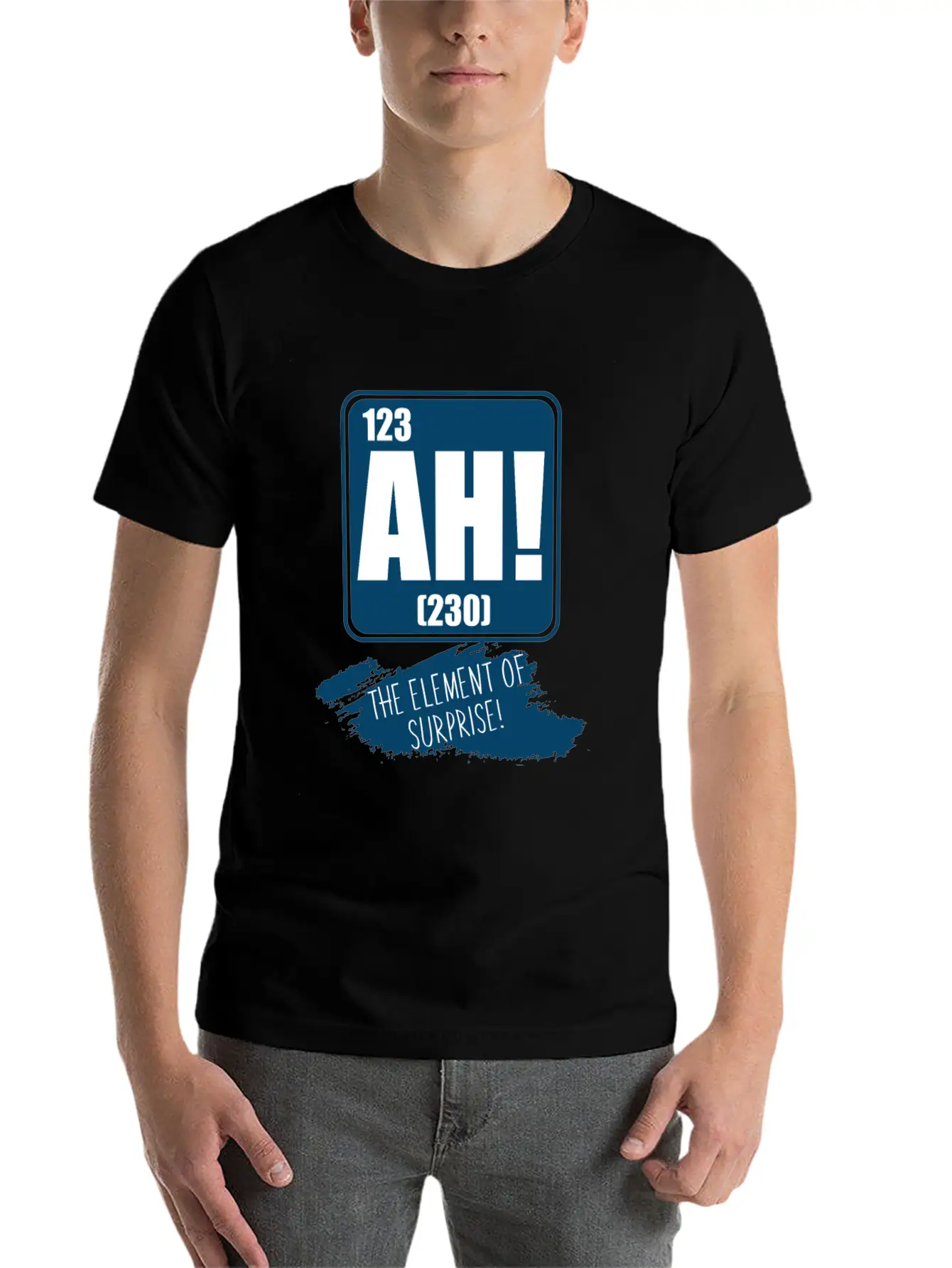 Ah! Unisex Short Sleeve Soft Cotton T-Shirt – Casual Everyday Wear