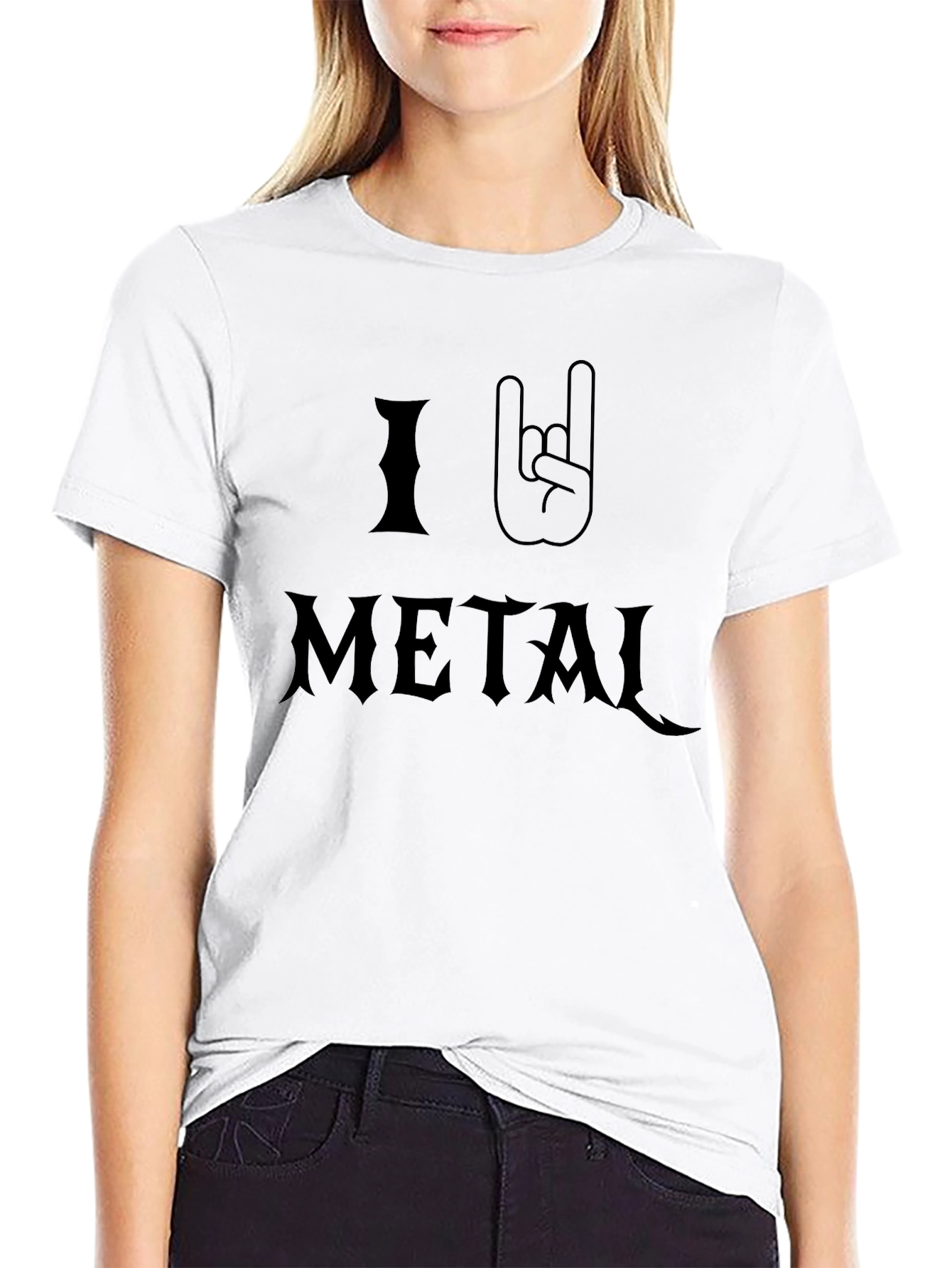 I Love Metal T-Shirt - Rock On!