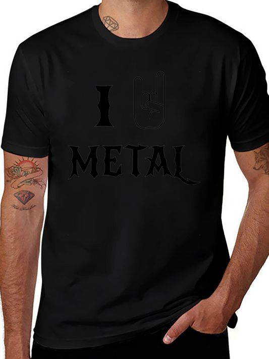 I Love Metal T-Shirt - Rock On!