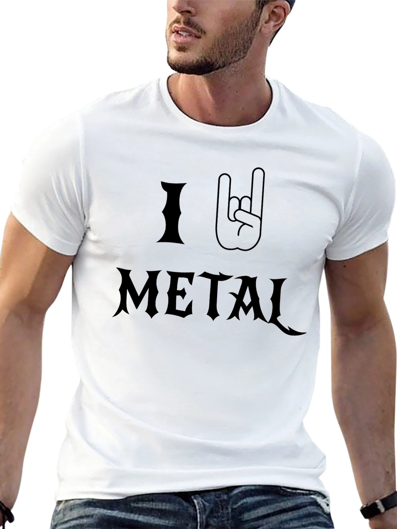 I Love Metal T-Shirt - Rock On!