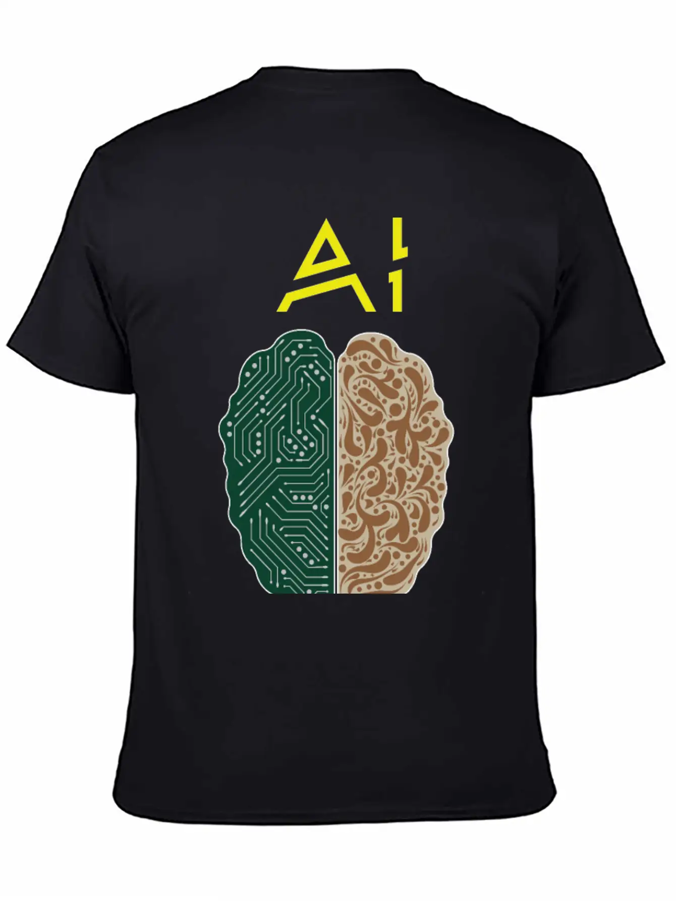 AI No Match To Human Stupidity Essential Unisex Summer Tee – Soft Cotton Casual Fit
