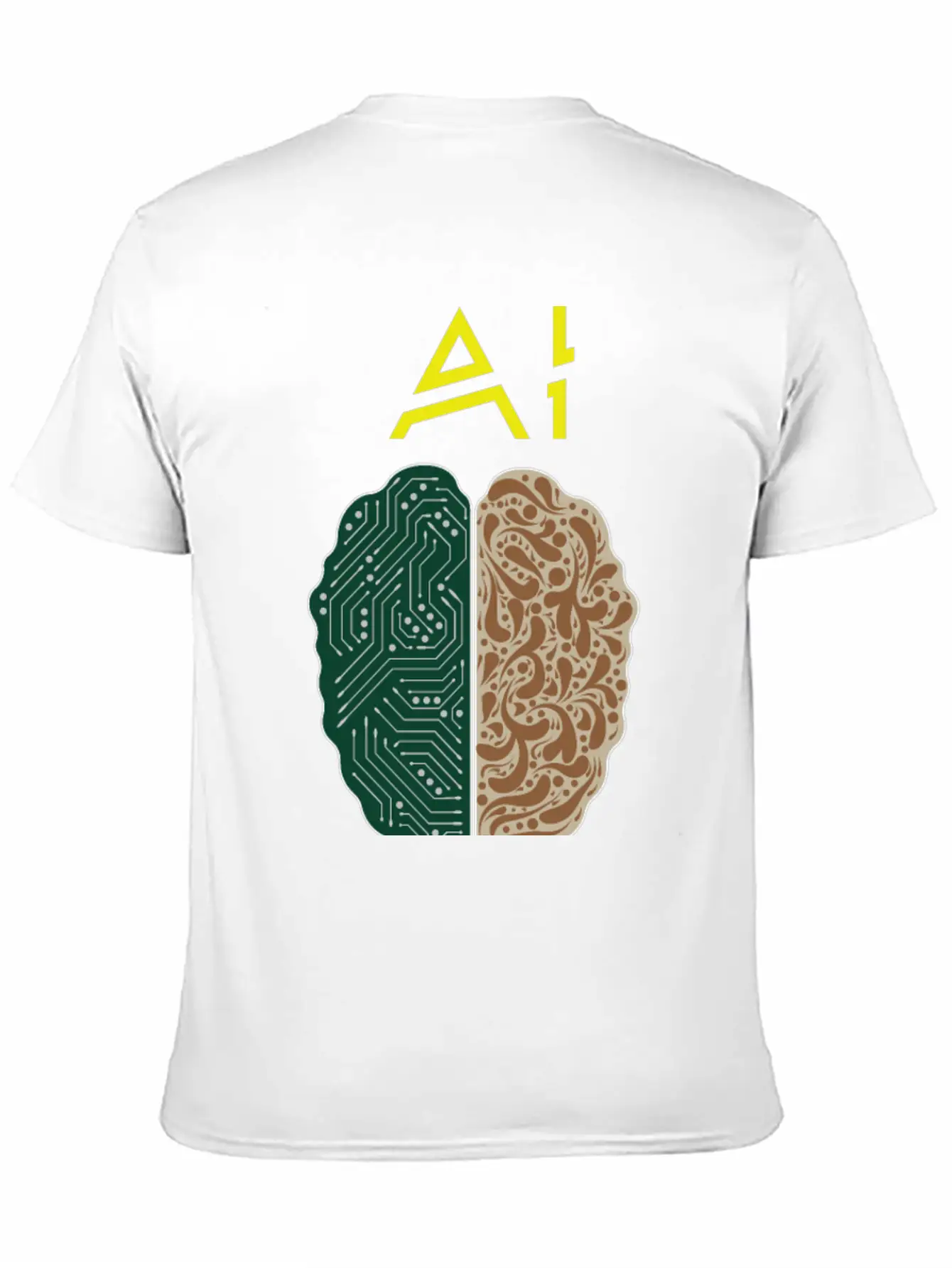 AI No Match To Human Stupidity Essential Unisex Summer Tee – Soft Cotton Casual Fit