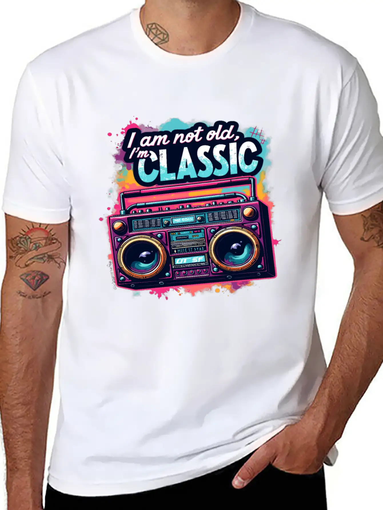 Ain't No School Like The Old School For A 80s Fan Essential Unisex Summer Tee – Soft Cotton Casual Fit