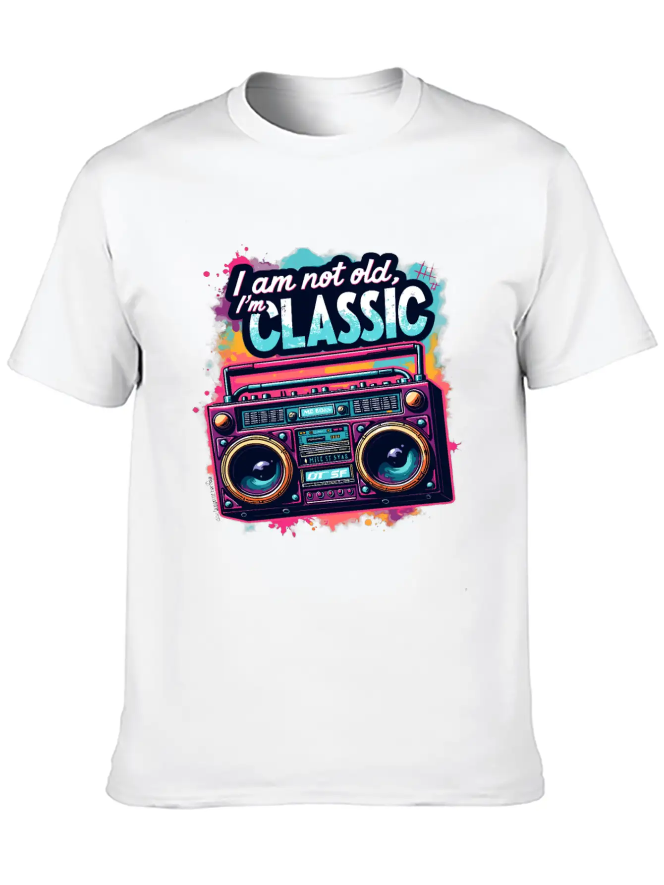 Ain't No School Like The Old School For A 80s Fan Essential Unisex Summer Tee – Soft Cotton Casual Fit