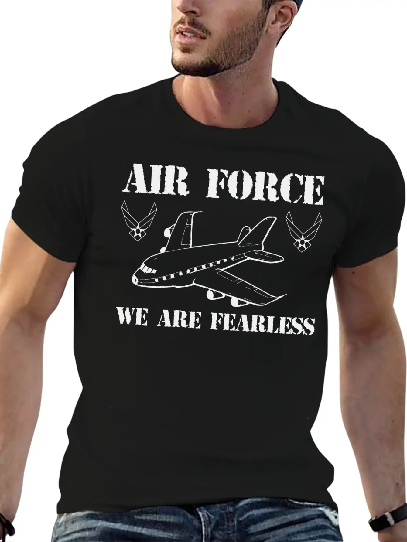 Air Force We Are Fearless Stylish Everyday T-Shirt – Unisex Basic Cotton Tee