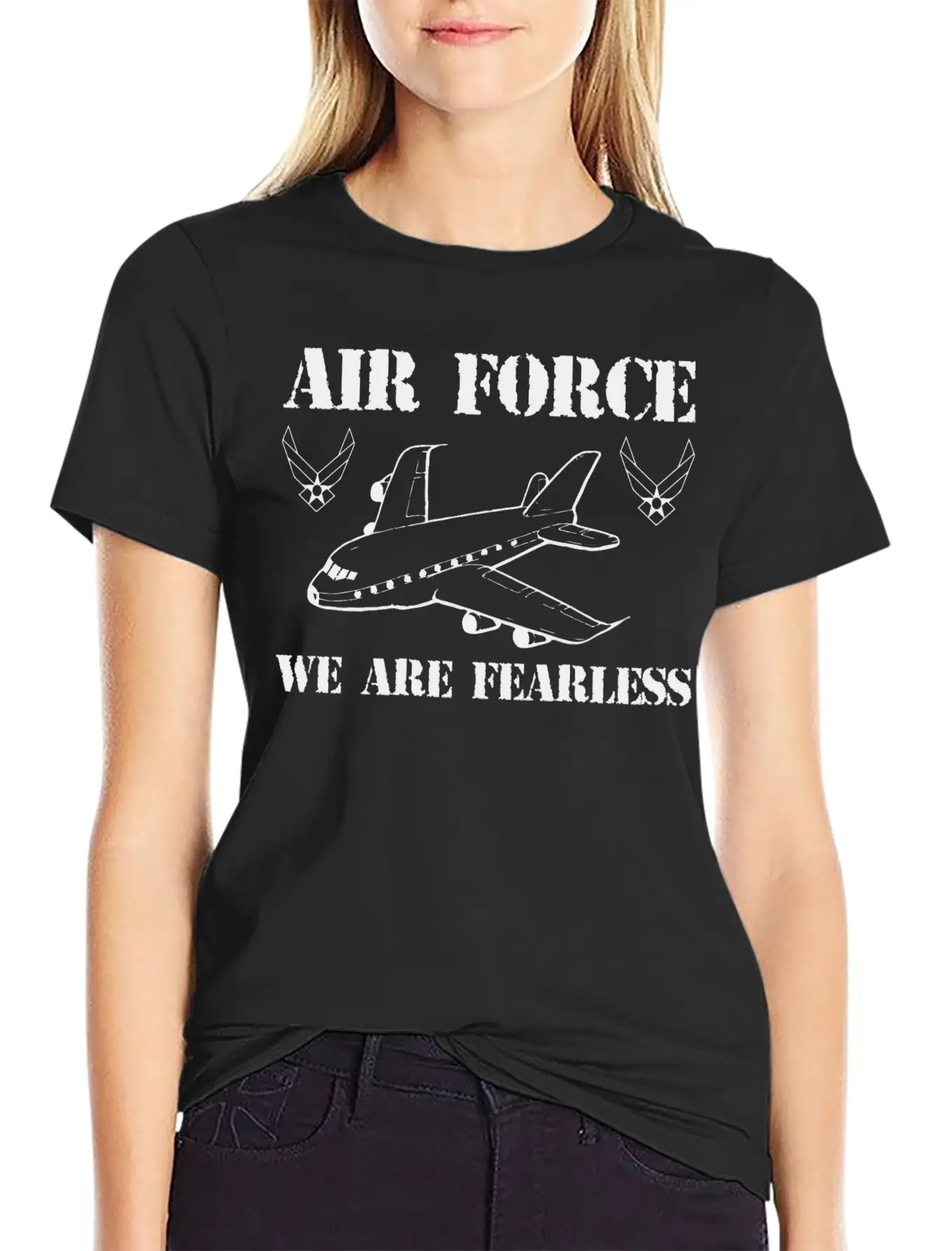 Air Force We Are Fearless Stylish Everyday T-Shirt – Unisex Basic Cotton Tee