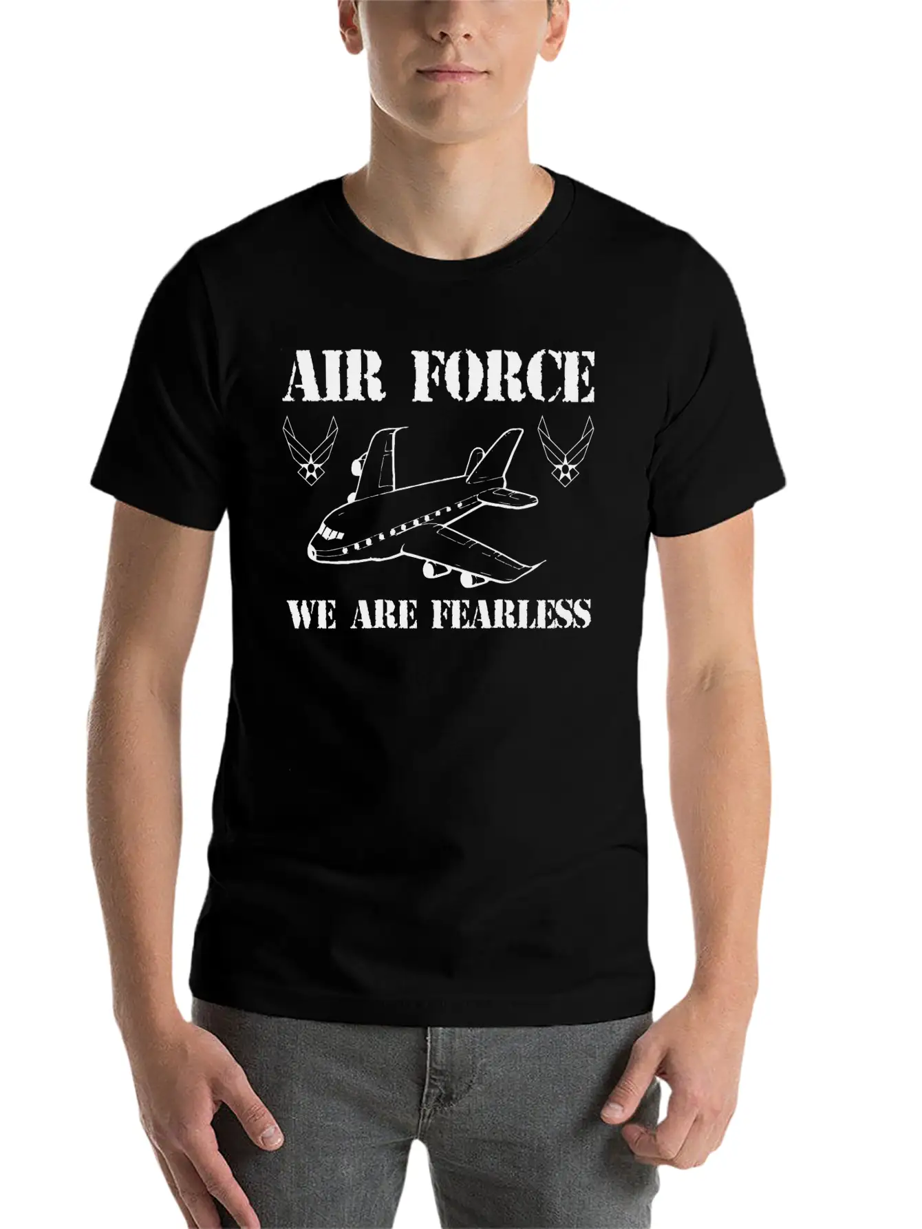 Air Force We Are Fearless Stylish Everyday T-Shirt – Unisex Basic Cotton Tee