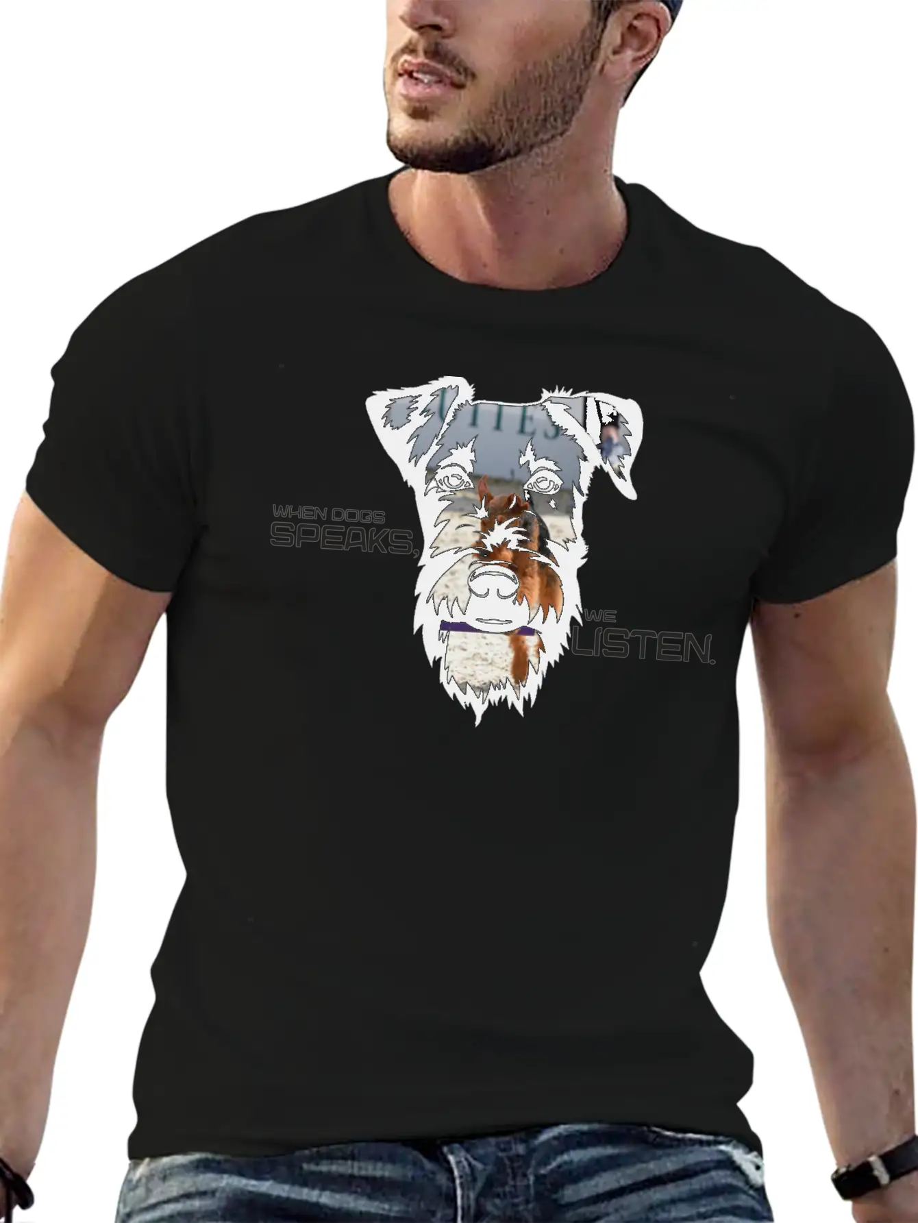 Airedale Terrier Unisex Casual T-Shirt – Clean Design For Daily Comfort
