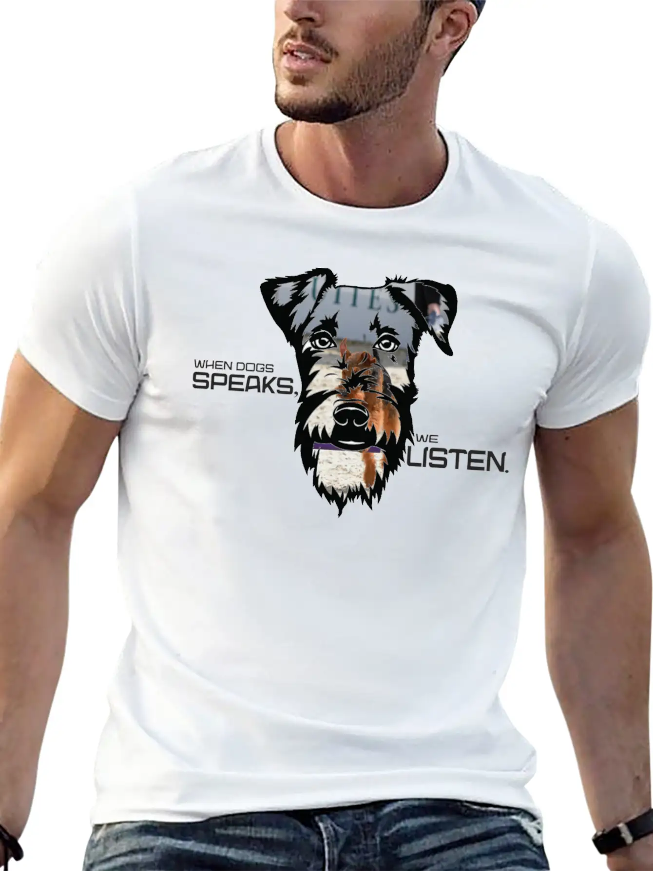 Airedale Terrier Unisex Casual T-Shirt – Clean Design For Daily Comfort