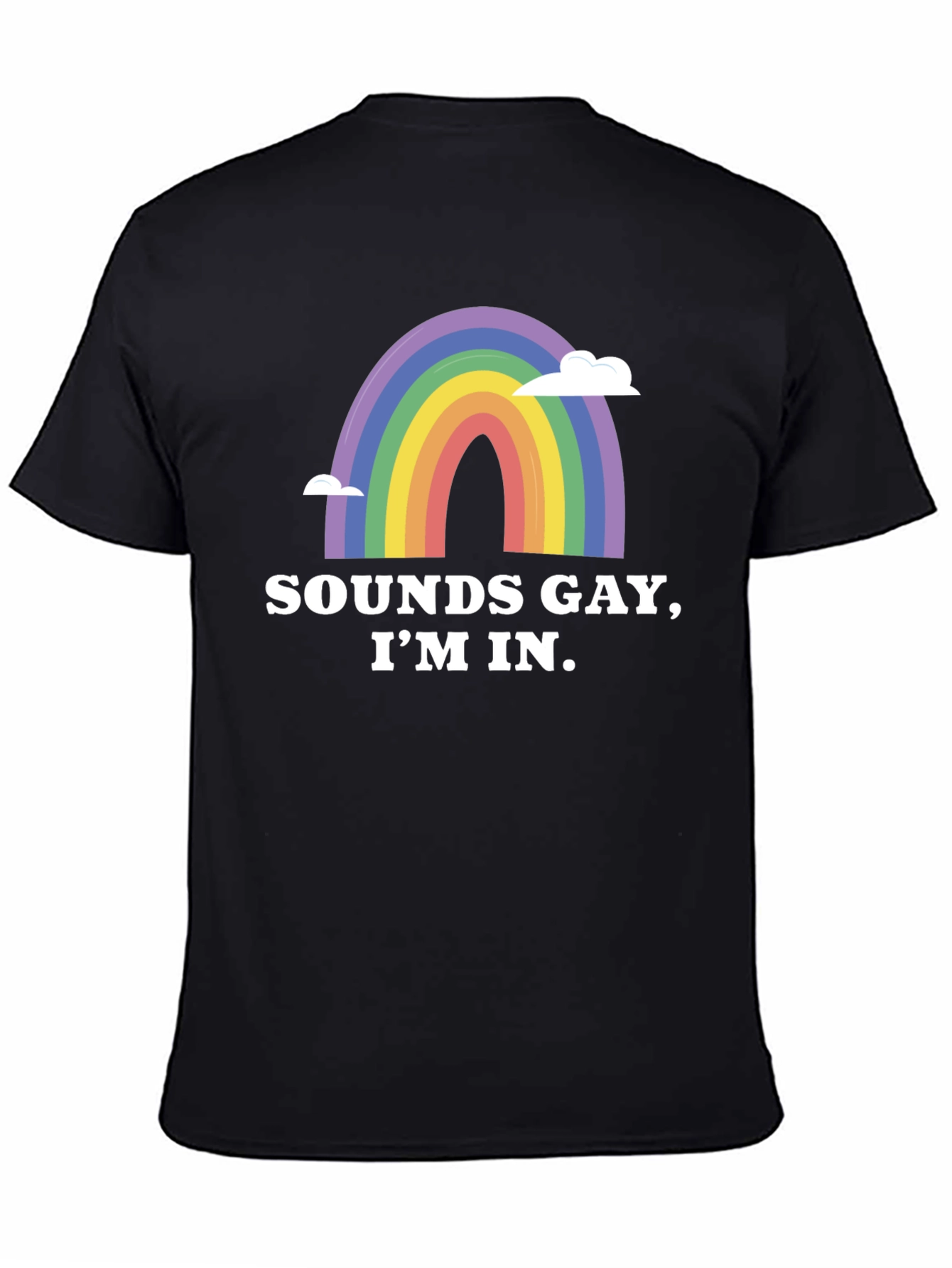 Sounds Gay Im In Rainbow Graphic Tee