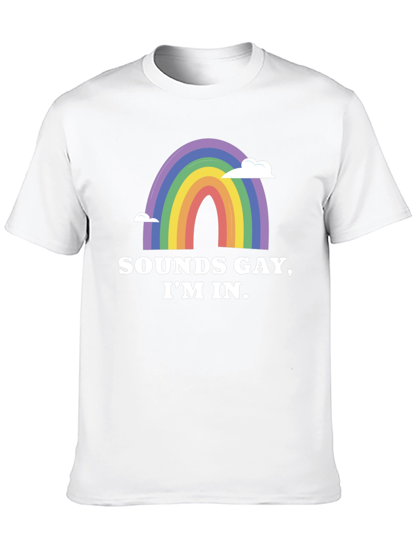 Sounds Gay Im In Rainbow Graphic Tee