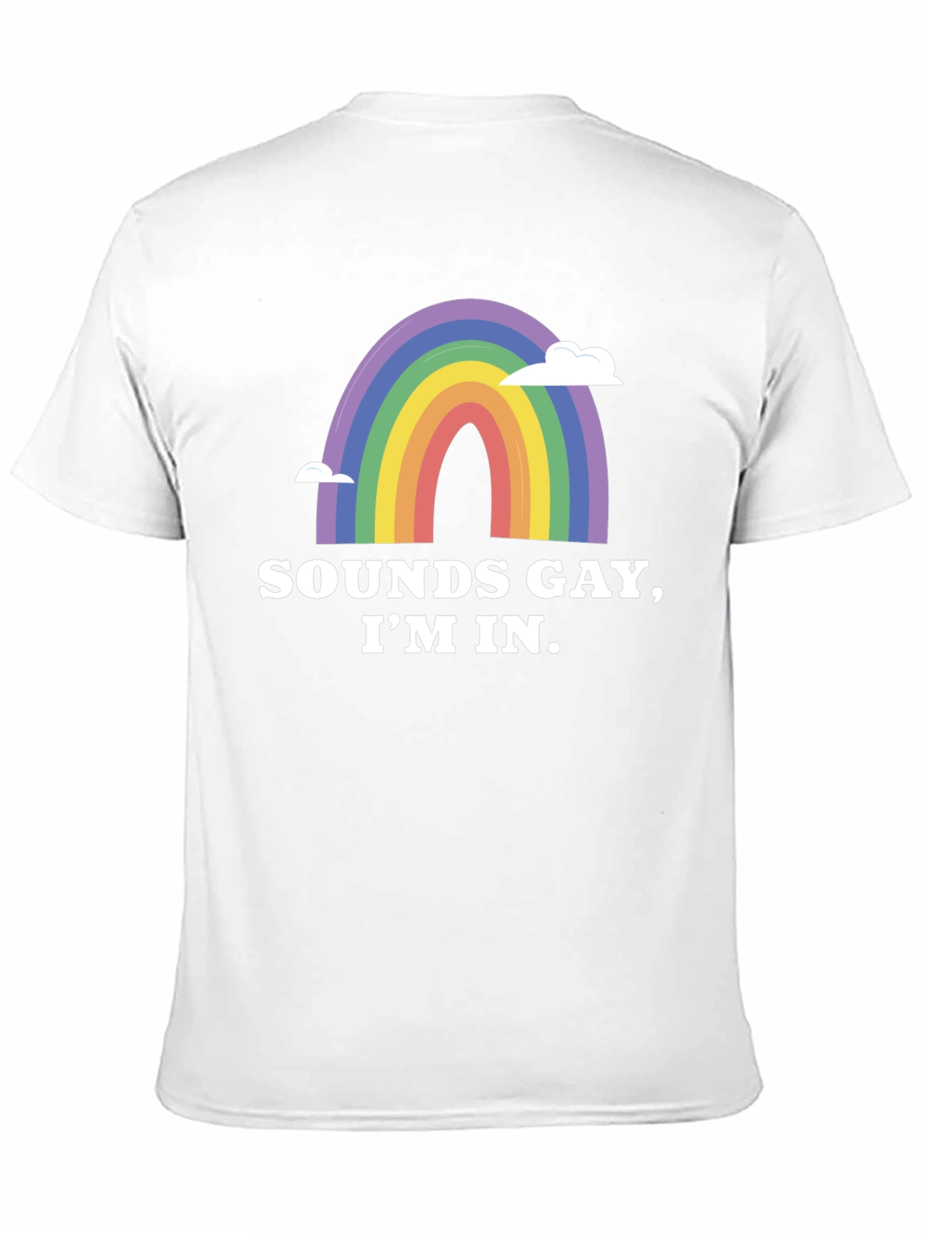 Sounds Gay Im In Rainbow Graphic Tee
