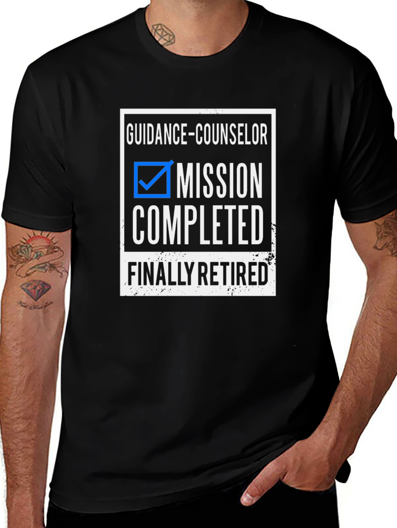 Guidance Counselor Retirement T-Shirt - Mission Completed!
