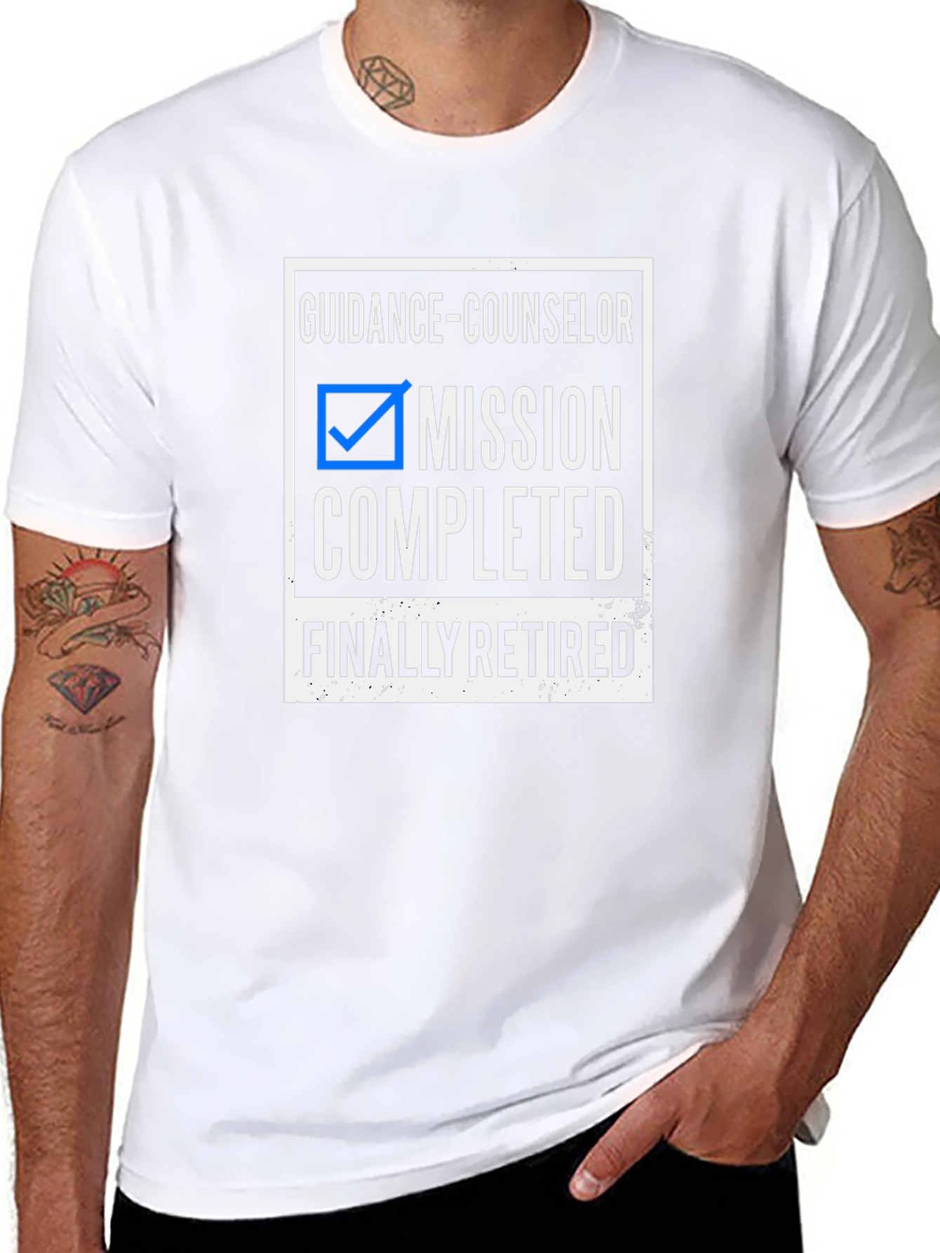 Guidance Counselor Retirement T-Shirt - Mission Completed!