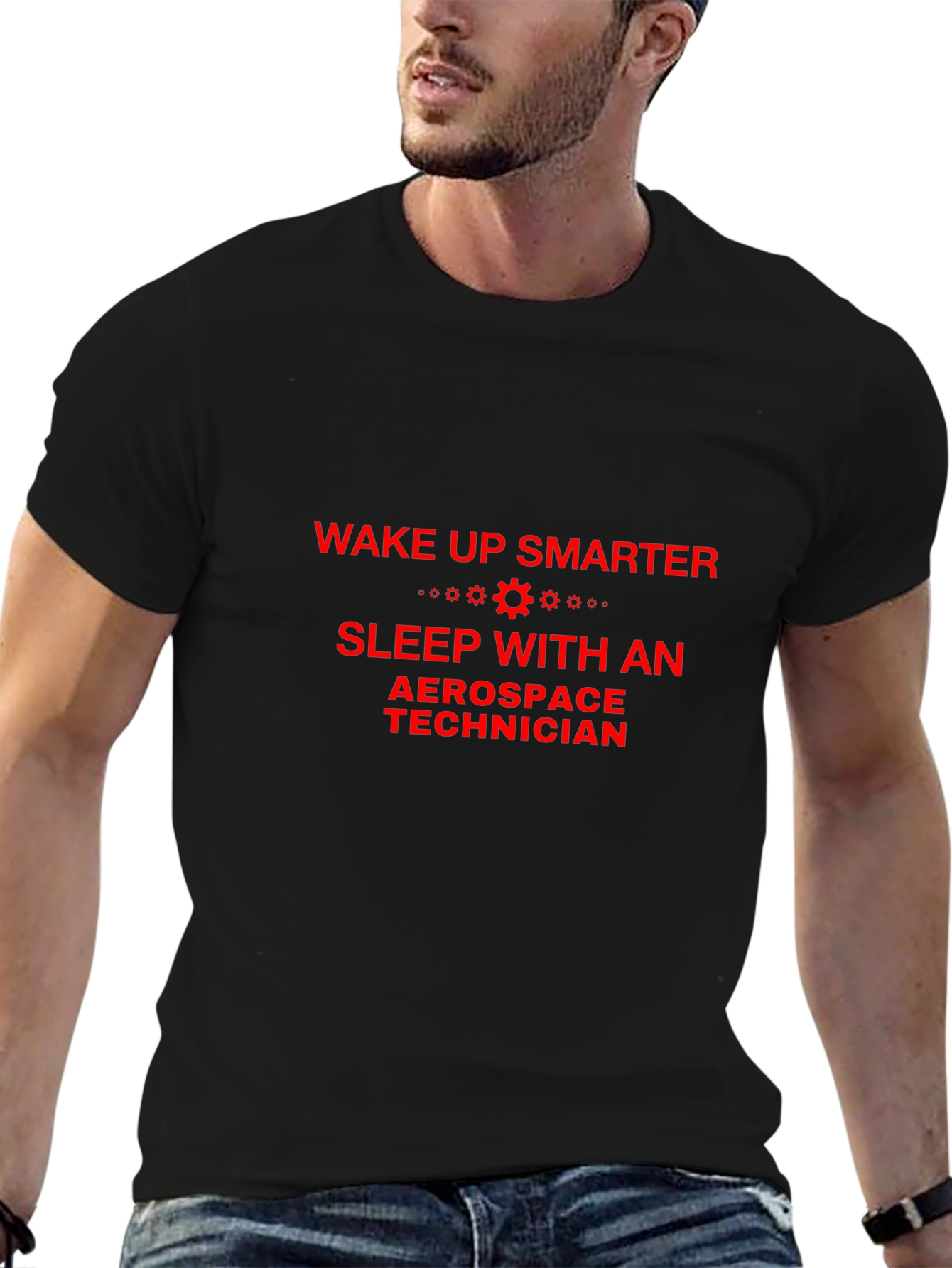 Aerospace Technician T-Shirt - Wake Up Smarter