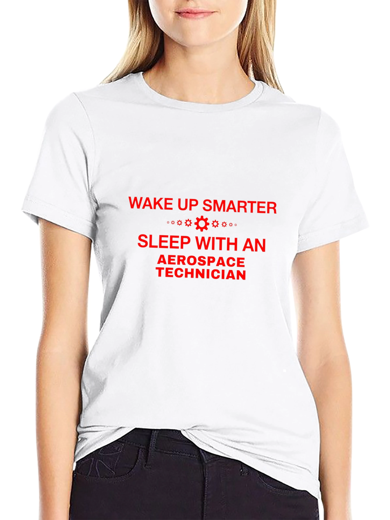 Aerospace Technician T-Shirt - Wake Up Smarter