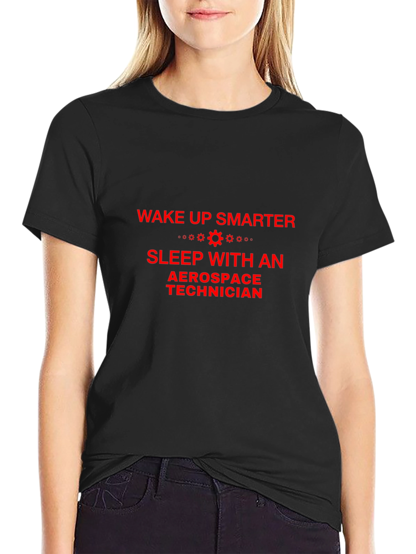 Aerospace Technician T-Shirt - Wake Up Smarter