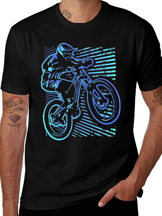 Mountain Bike Rider Graphic T-Shirt