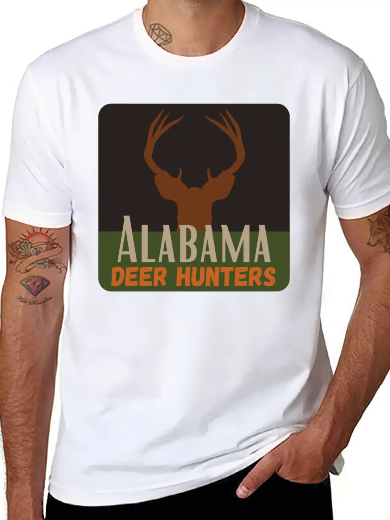 Alabama Deer Hunters Essential Unisex Summer Tee – Soft Cotton Casual Fit