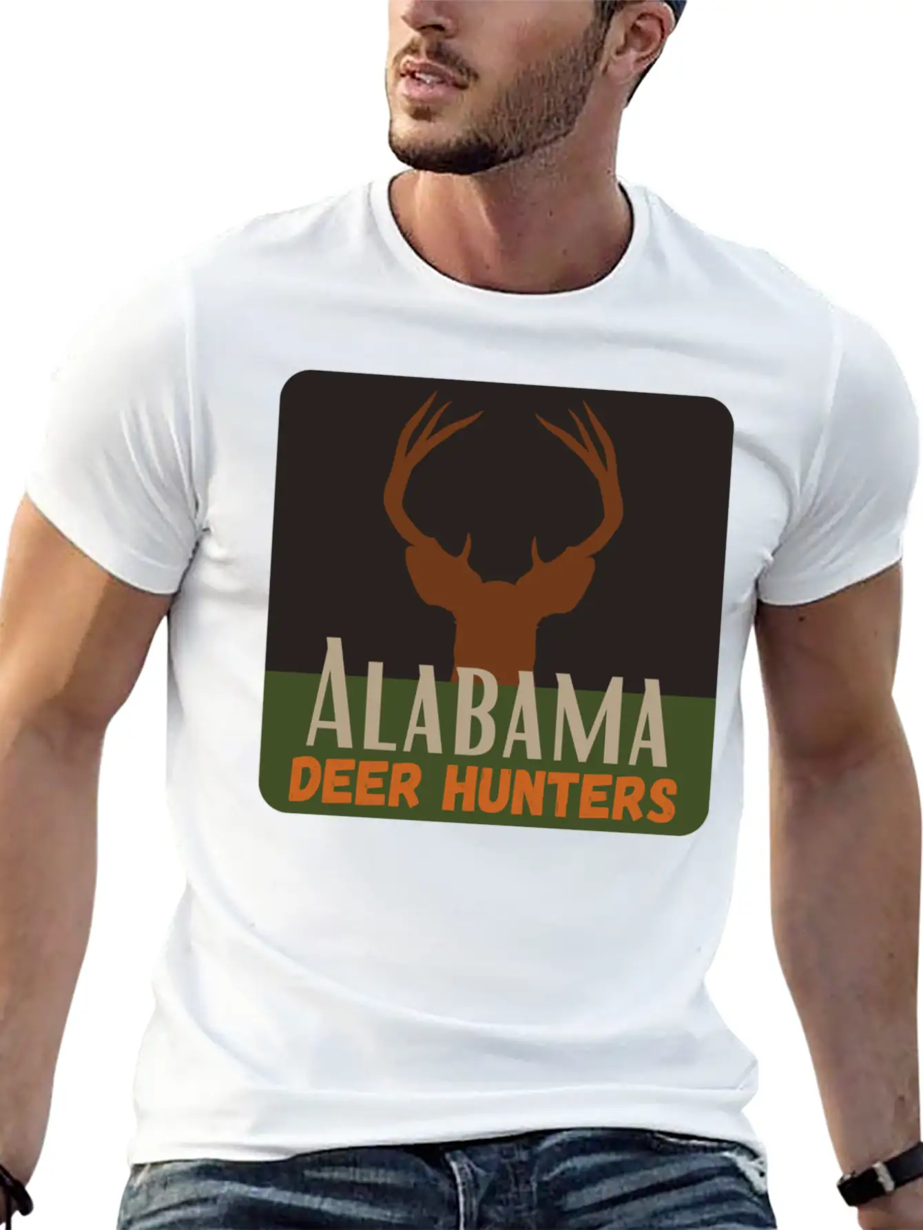 Alabama Deer Hunters Essential Unisex Summer Tee – Soft Cotton Casual Fit