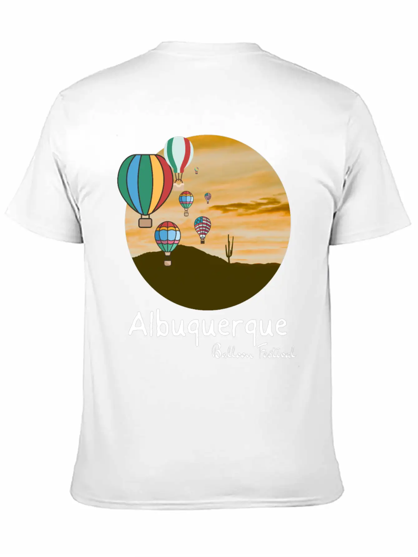 Albuquerque Balloon Fiesta. Balloon Festival Gift Comfortable Minimalist Graphic Tee – Summer Style Essential