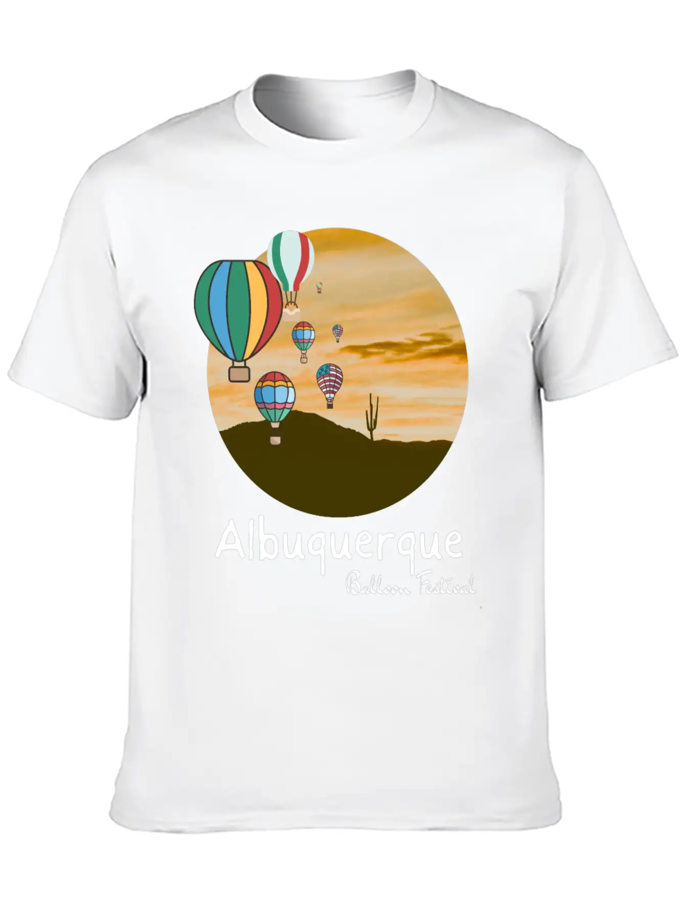 Albuquerque Balloon Fiesta. Balloon Festival Gift Comfortable Minimalist Graphic Tee – Summer Style Essential