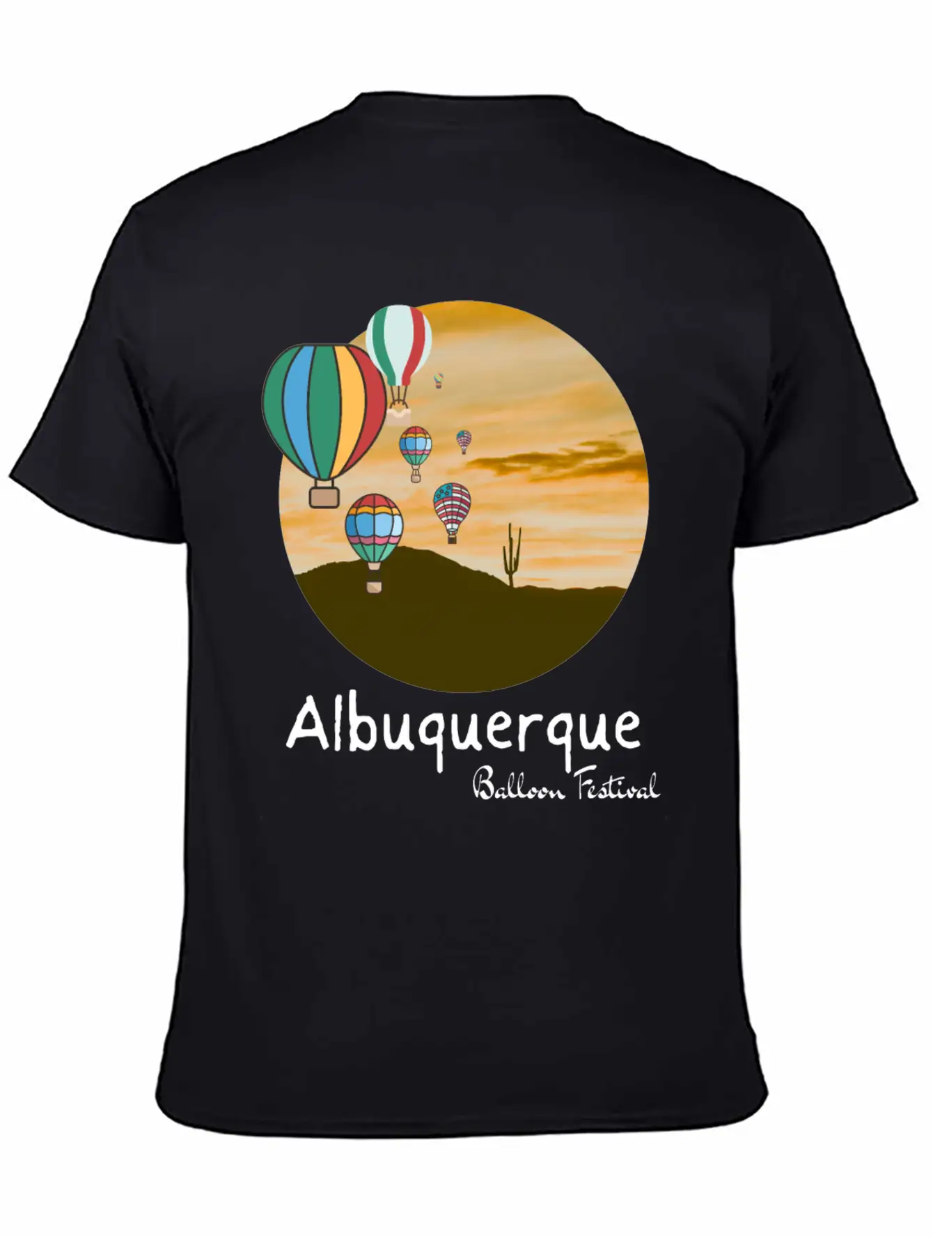 Albuquerque Balloon Fiesta. Balloon Festival Gift Comfortable Minimalist Graphic Tee – Summer Style Essential