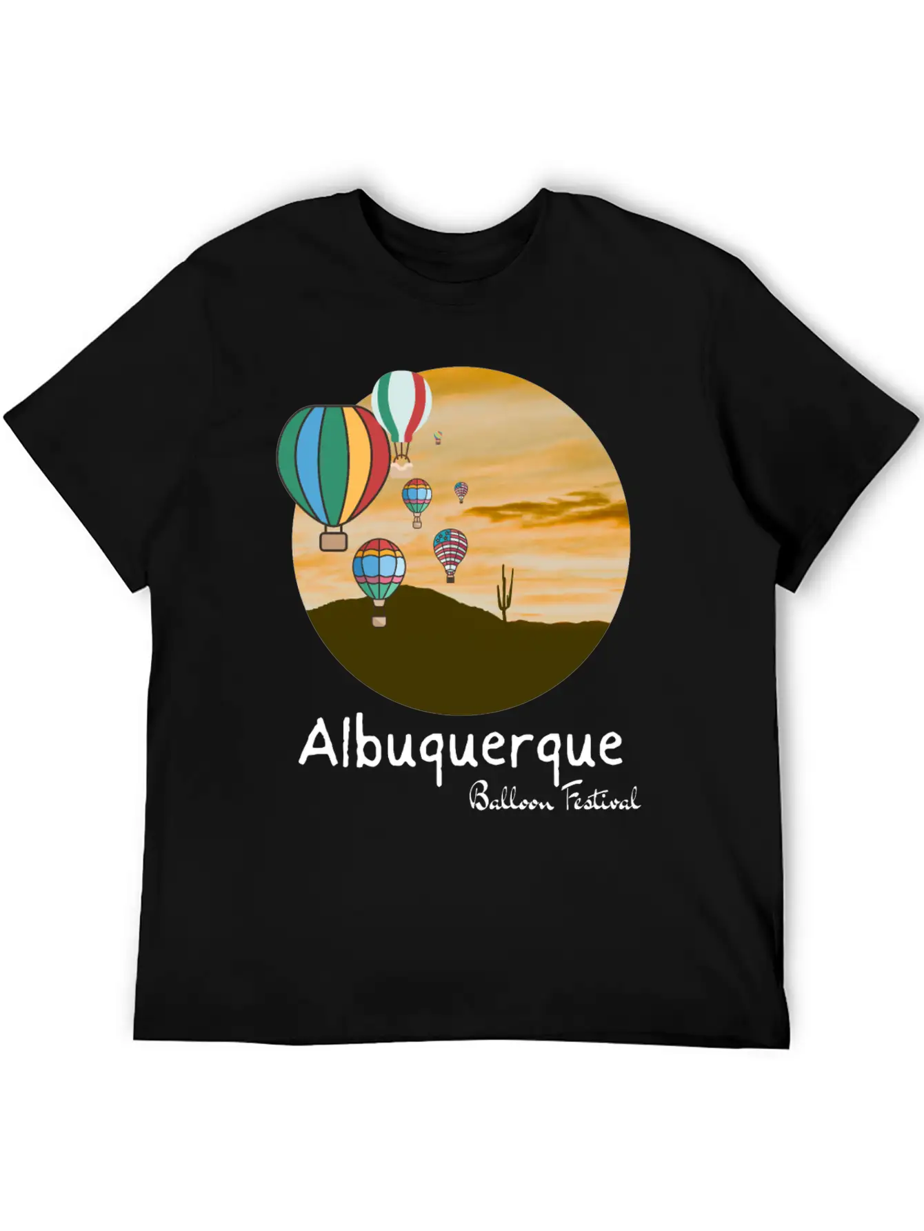 Albuquerque Balloon Fiesta. Balloon Festival Gift Comfortable Minimalist Graphic Tee – Summer Style Essential