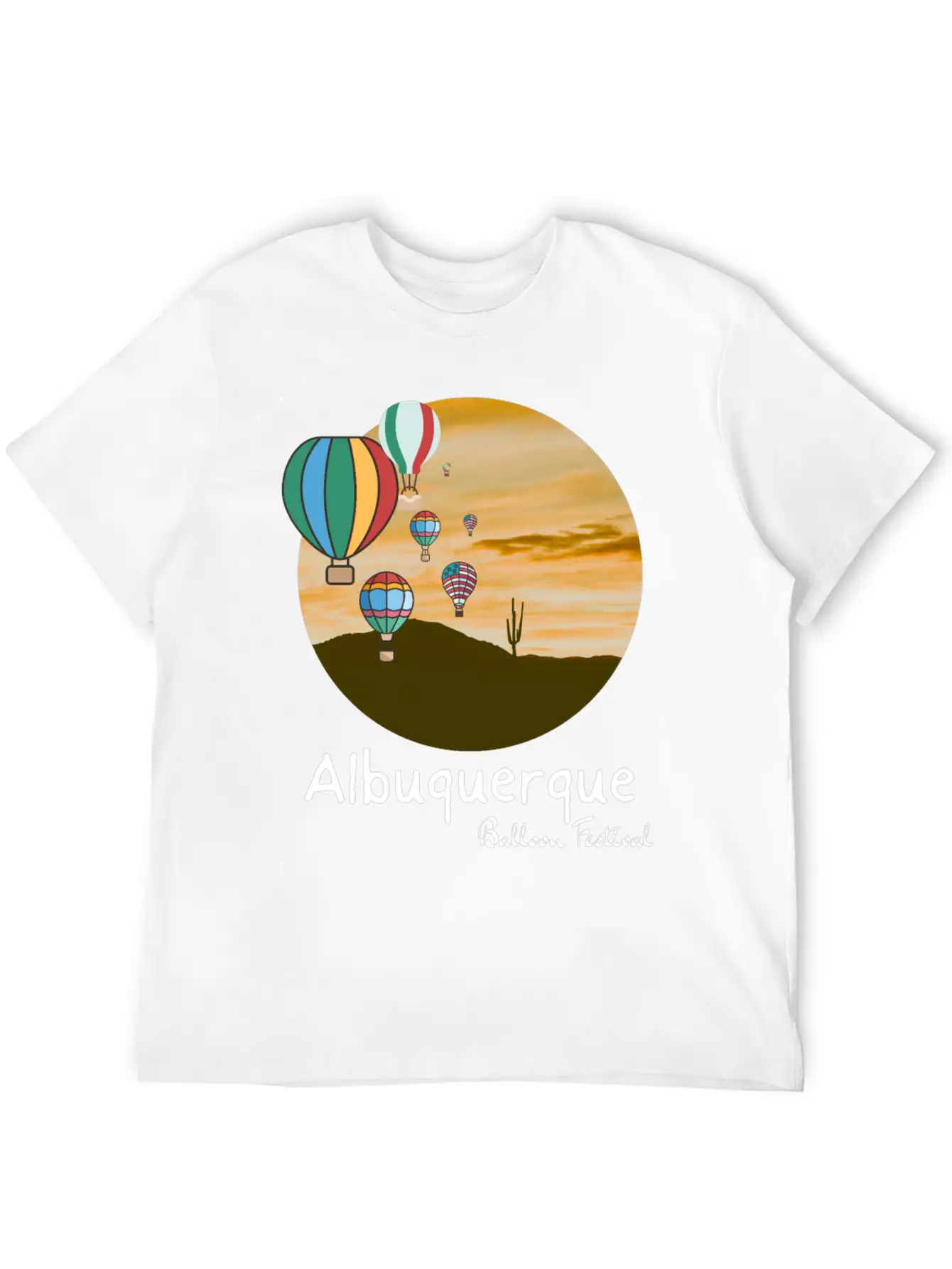 Albuquerque Balloon Fiesta. Balloon Festival Gift Comfortable Minimalist Graphic Tee – Summer Style Essential