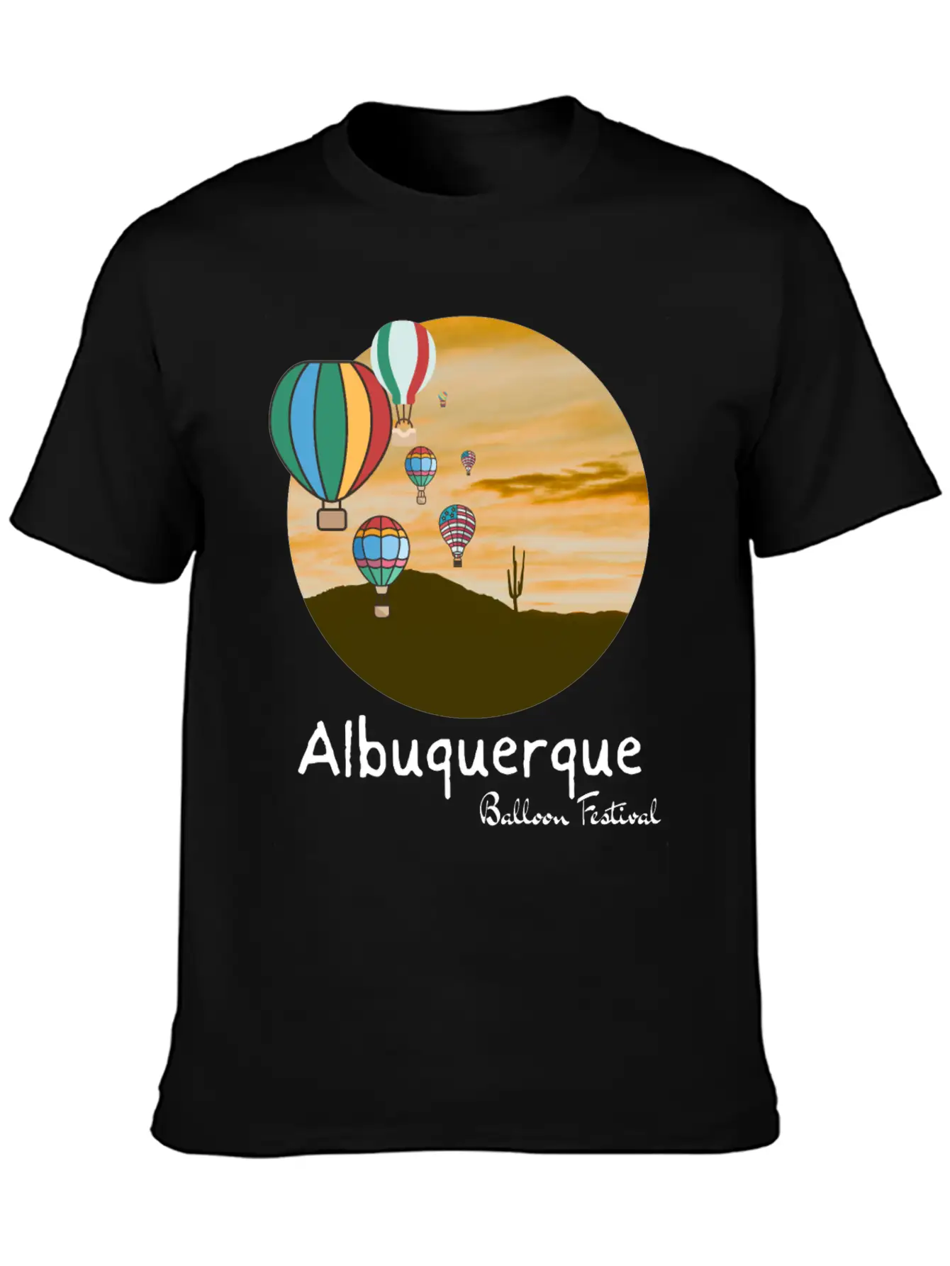 Albuquerque Balloon Fiesta. Balloon Festival Gift Comfortable Minimalist Graphic Tee – Summer Style Essential