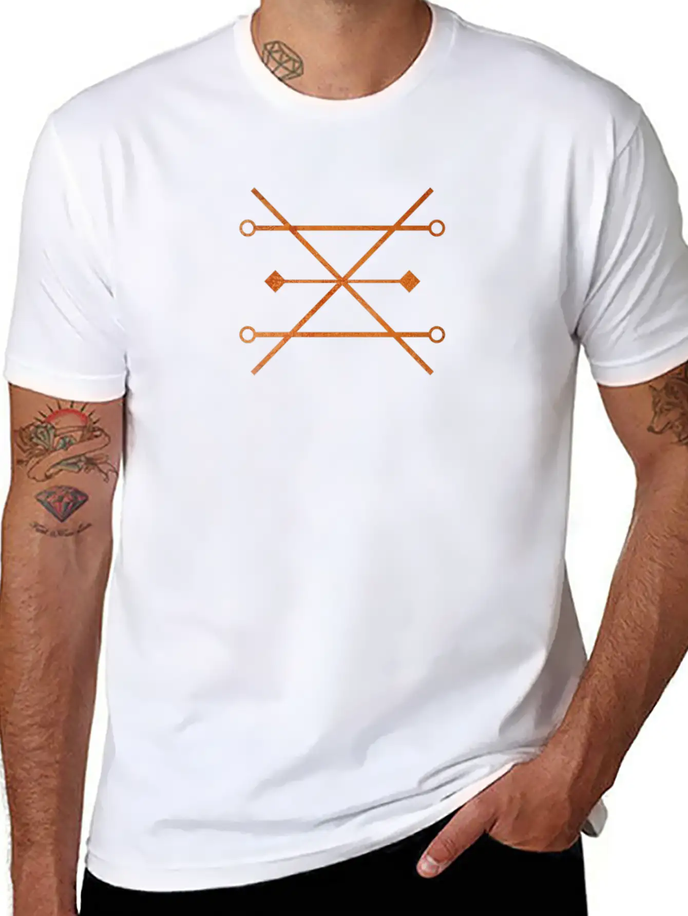 Alchemy Symbol (Copper) Basic Graphic T-Shirt – Daily Comfort In Soft Cotton