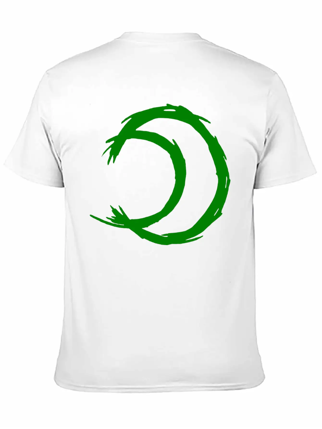 Alchemy Symbol Moon (Silver) Green Timeless Short Sleeve Tee – Comfy And Minimalist Design