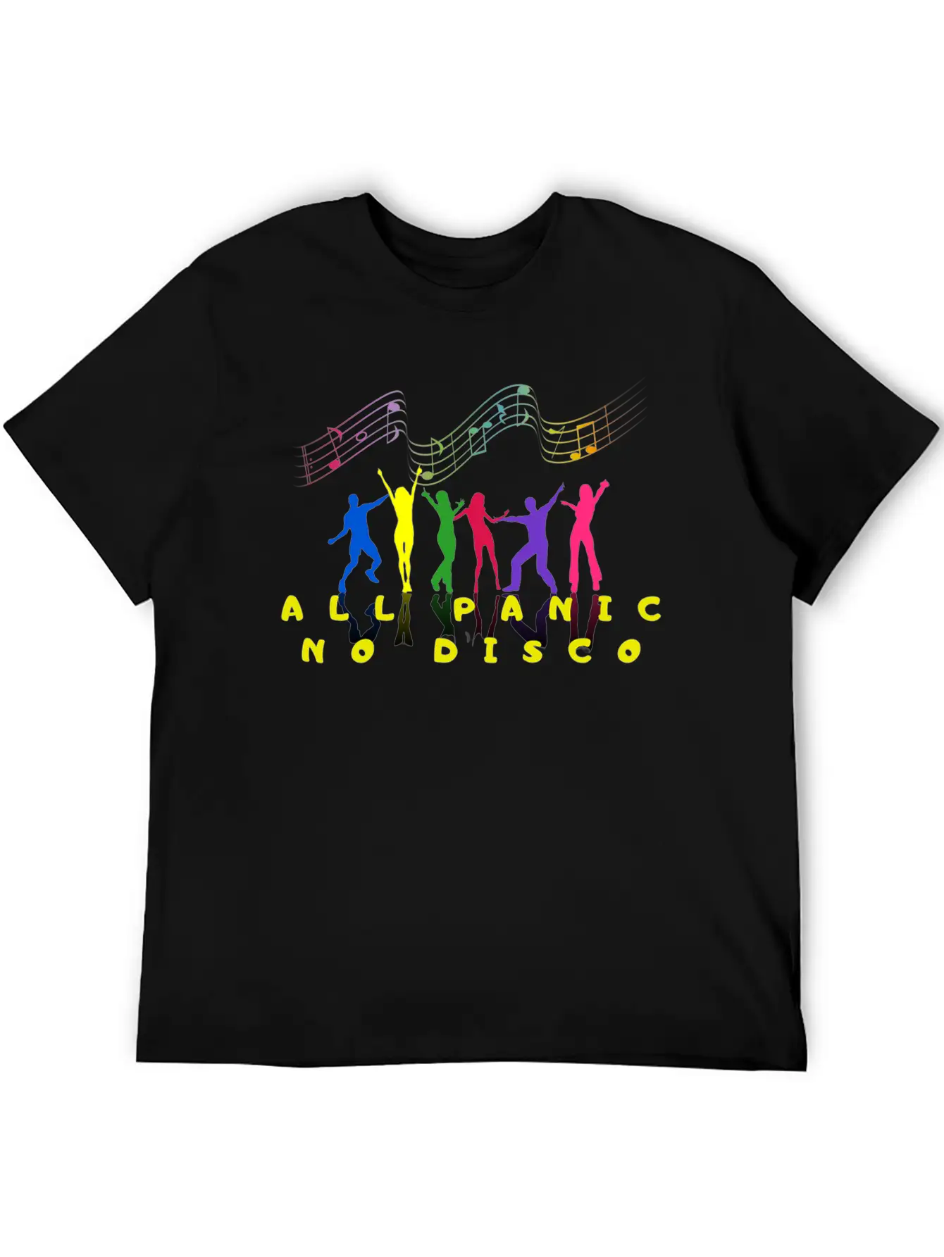 All Panic No Disco Dancing Timeless Short Sleeve Tee – Comfy And Minimalist Design