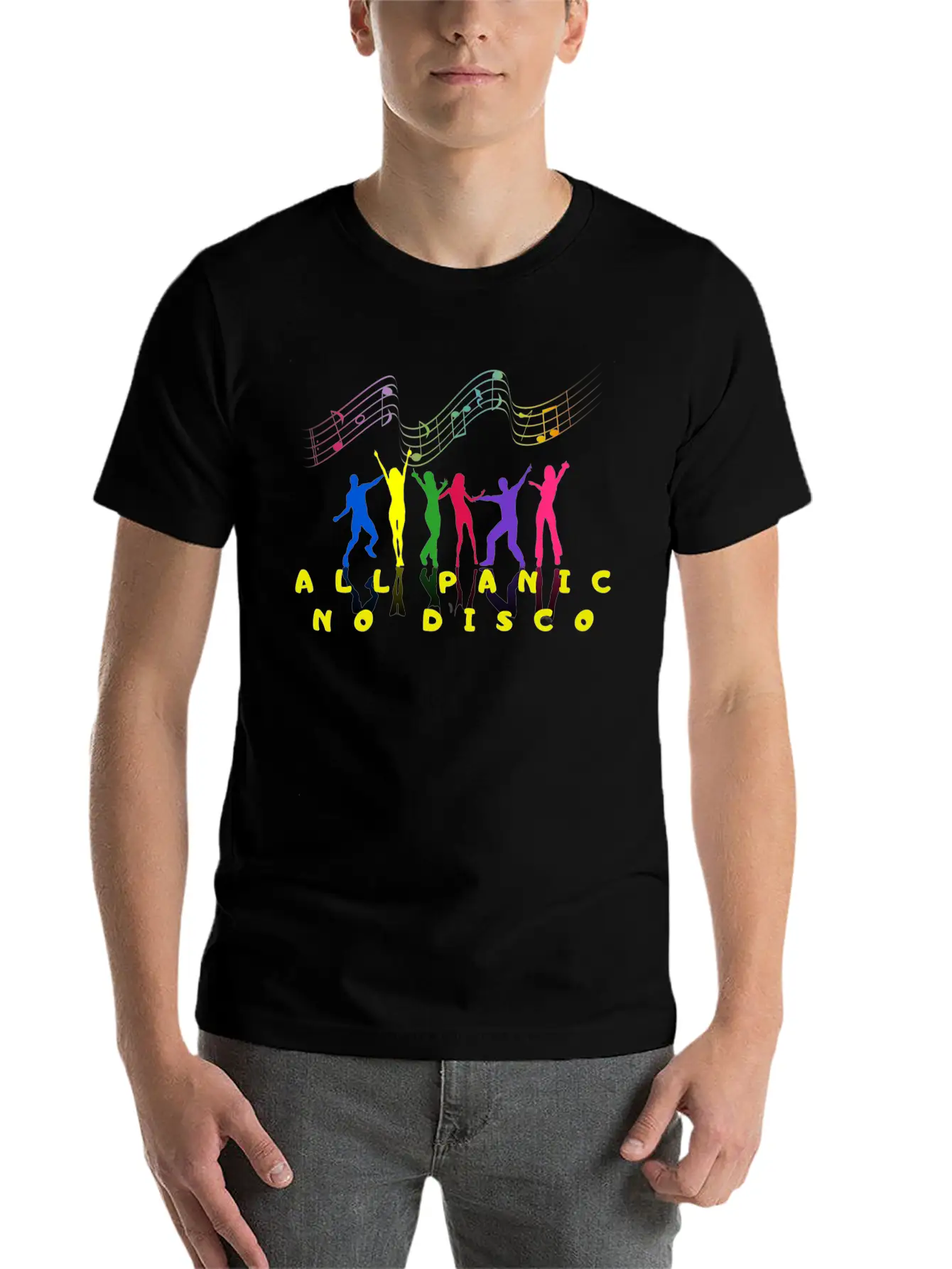All Panic No Disco Dancing Timeless Short Sleeve Tee – Comfy And Minimalist Design