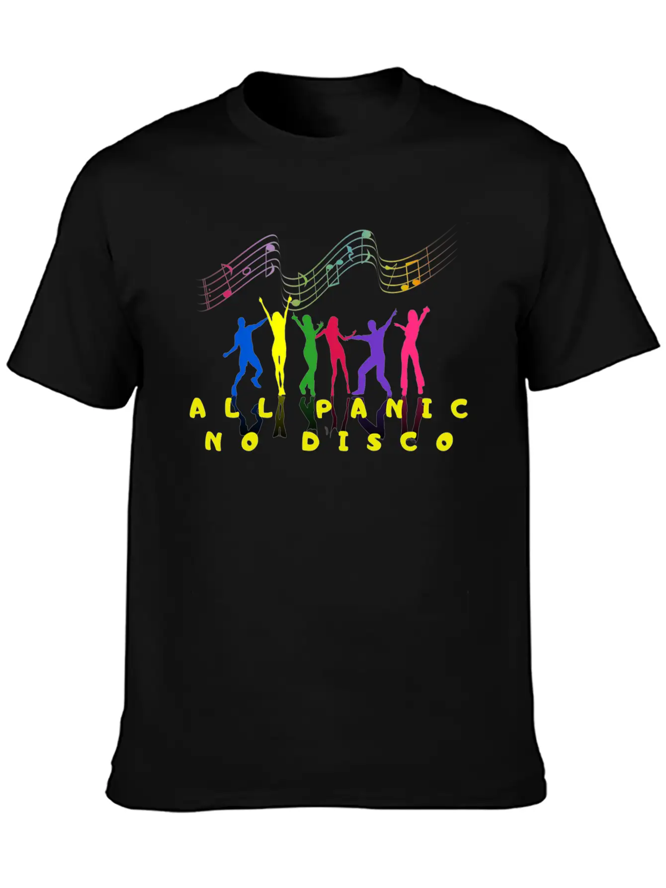 All Panic No Disco Dancing Timeless Short Sleeve Tee – Comfy And Minimalist Design