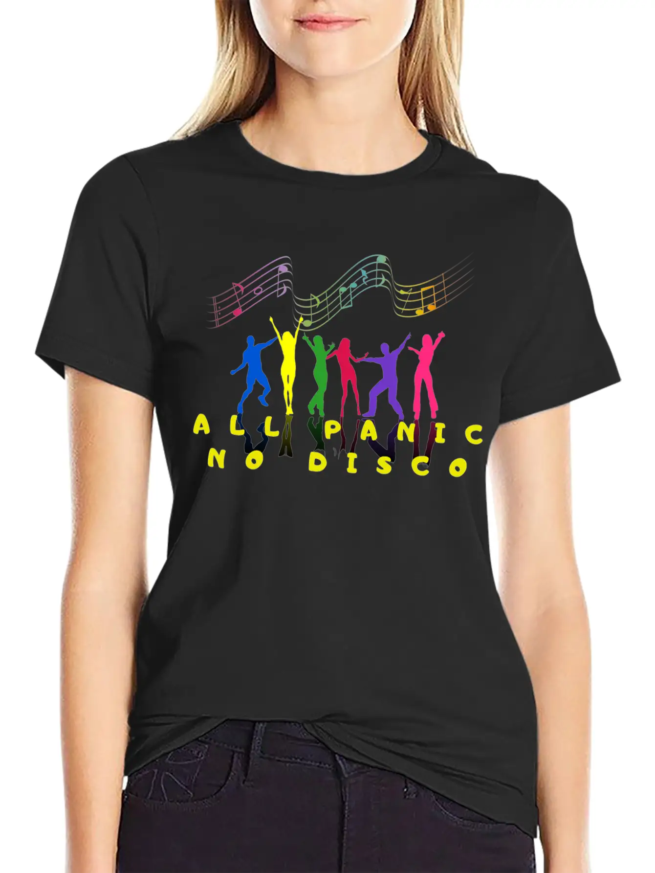 All Panic No Disco Dancing Timeless Short Sleeve Tee – Comfy And Minimalist Design