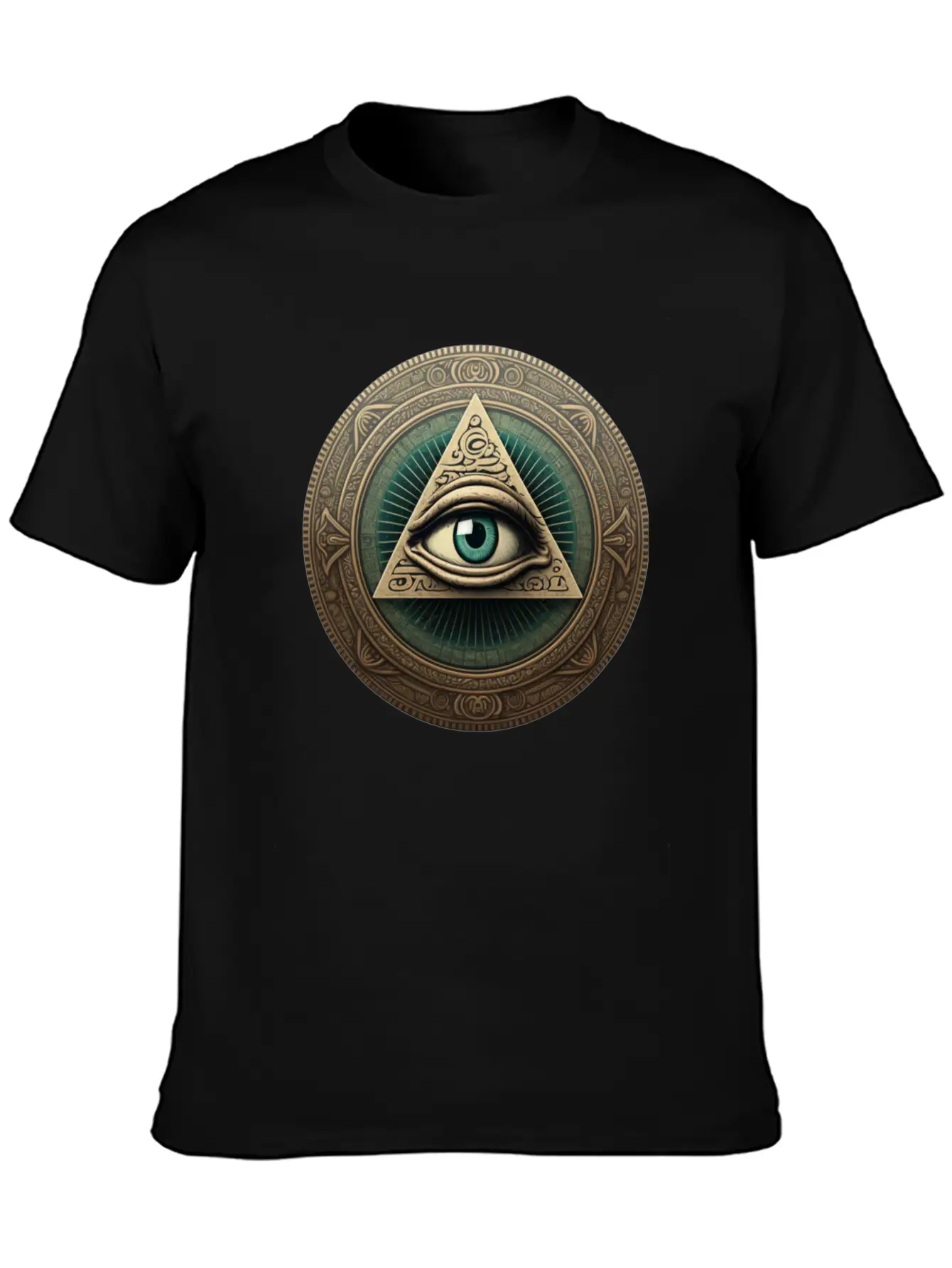 All Seeing Eye Token Unisex Short Sleeve Soft Cotton T-Shirt – Casual Everyday Wear