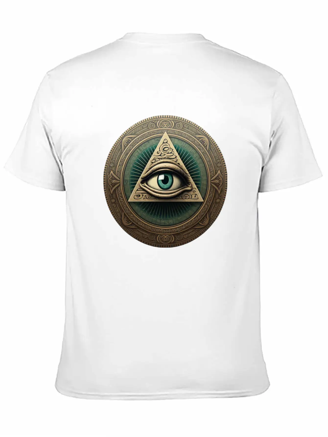 All Seeing Eye Token Unisex Short Sleeve Soft Cotton T-Shirt – Casual Everyday Wear