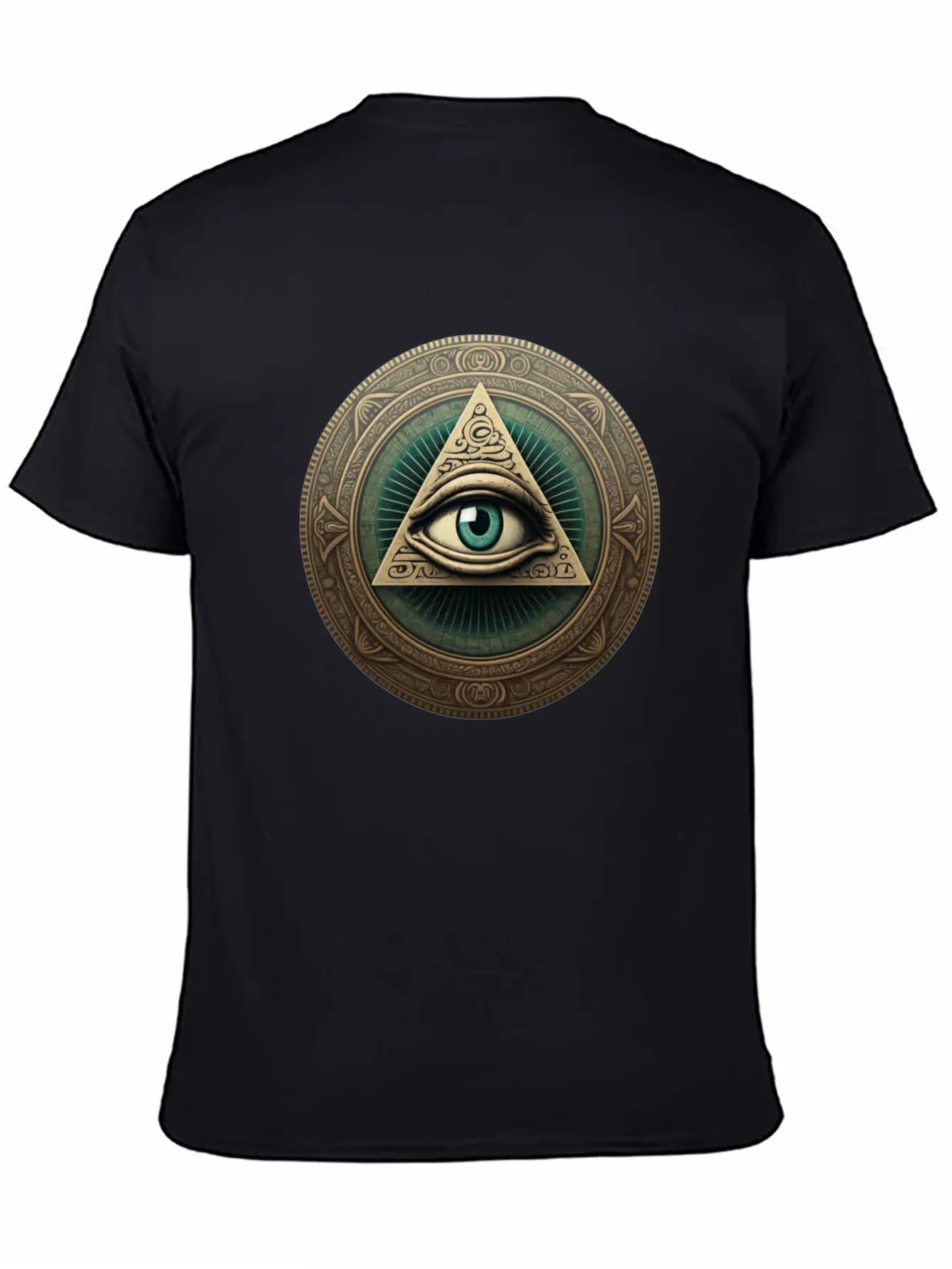 All Seeing Eye Token Unisex Short Sleeve Soft Cotton T-Shirt – Casual Everyday Wear