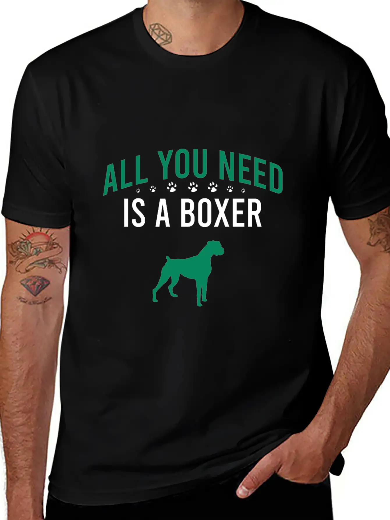 All You Need Is A Boxer Timeless Short Sleeve Tee – Comfy And Minimalist Design