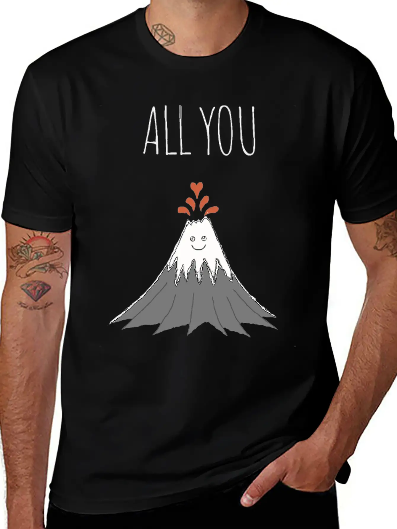ALL YOU NEED IS LAVA Comfortable Minimalist Graphic Tee – Summer Style Essential