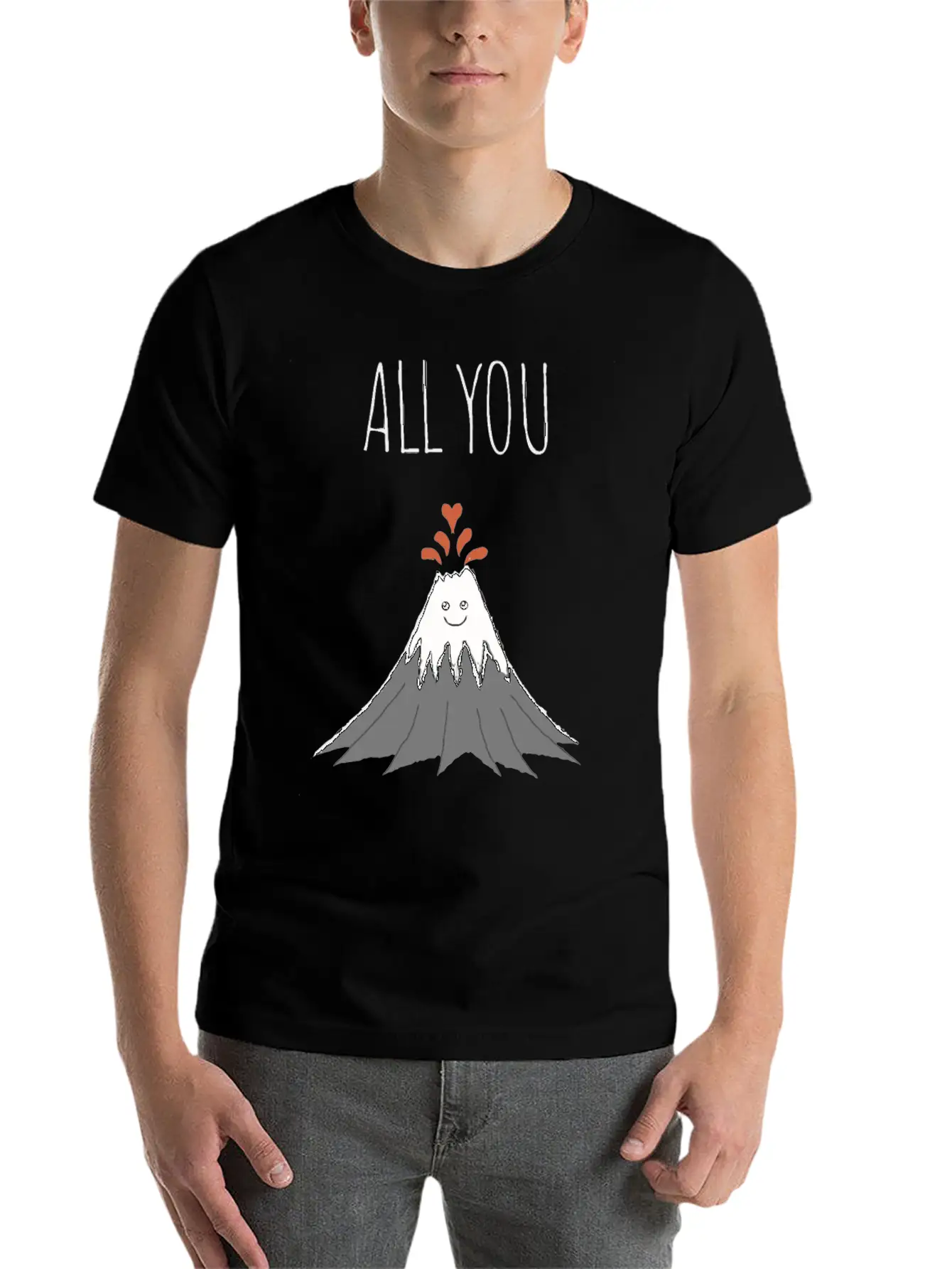 ALL YOU NEED IS LAVA Comfortable Minimalist Graphic Tee – Summer Style Essential