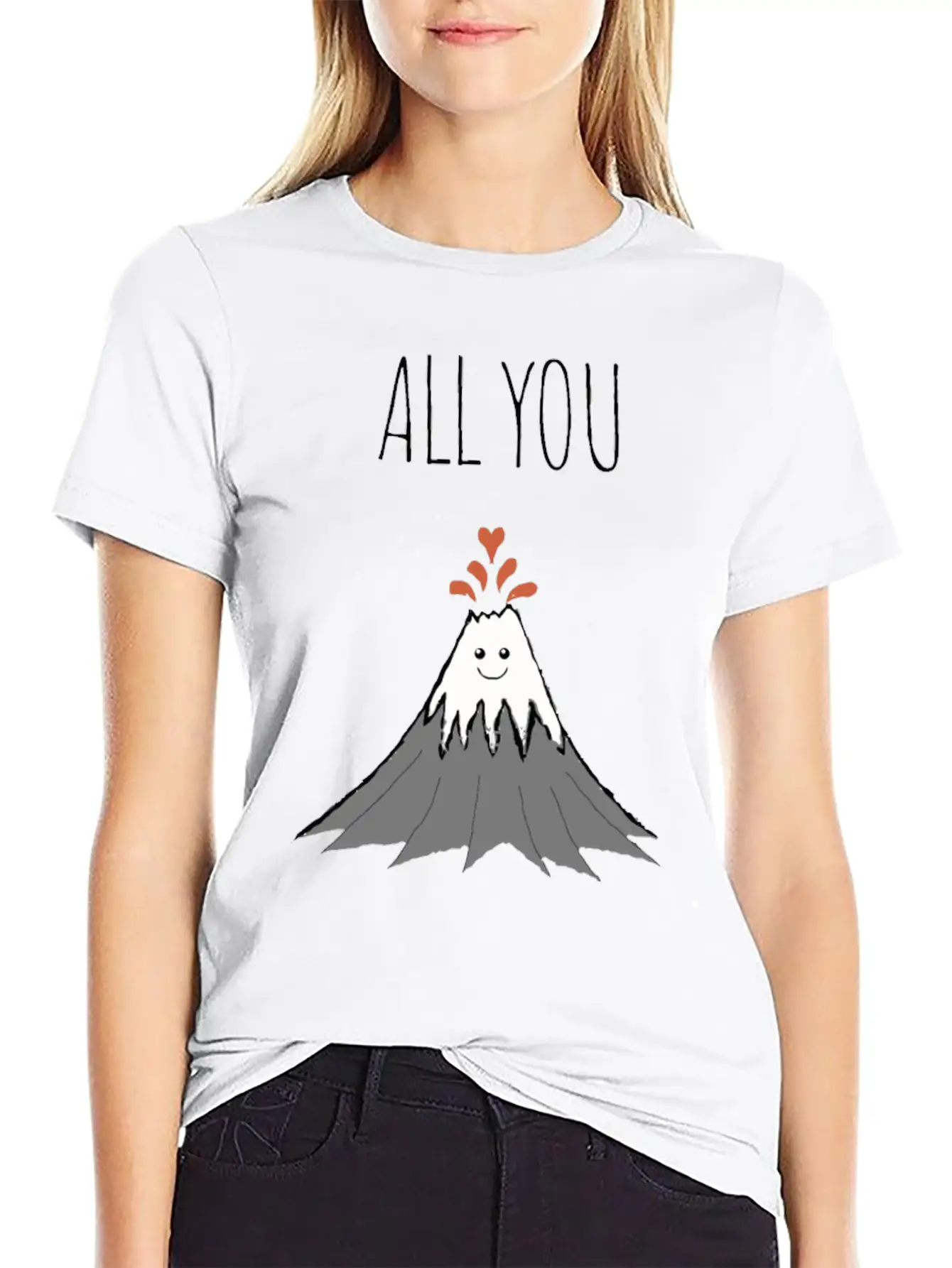 ALL YOU NEED IS LAVA Comfortable Minimalist Graphic Tee – Summer Style Essential