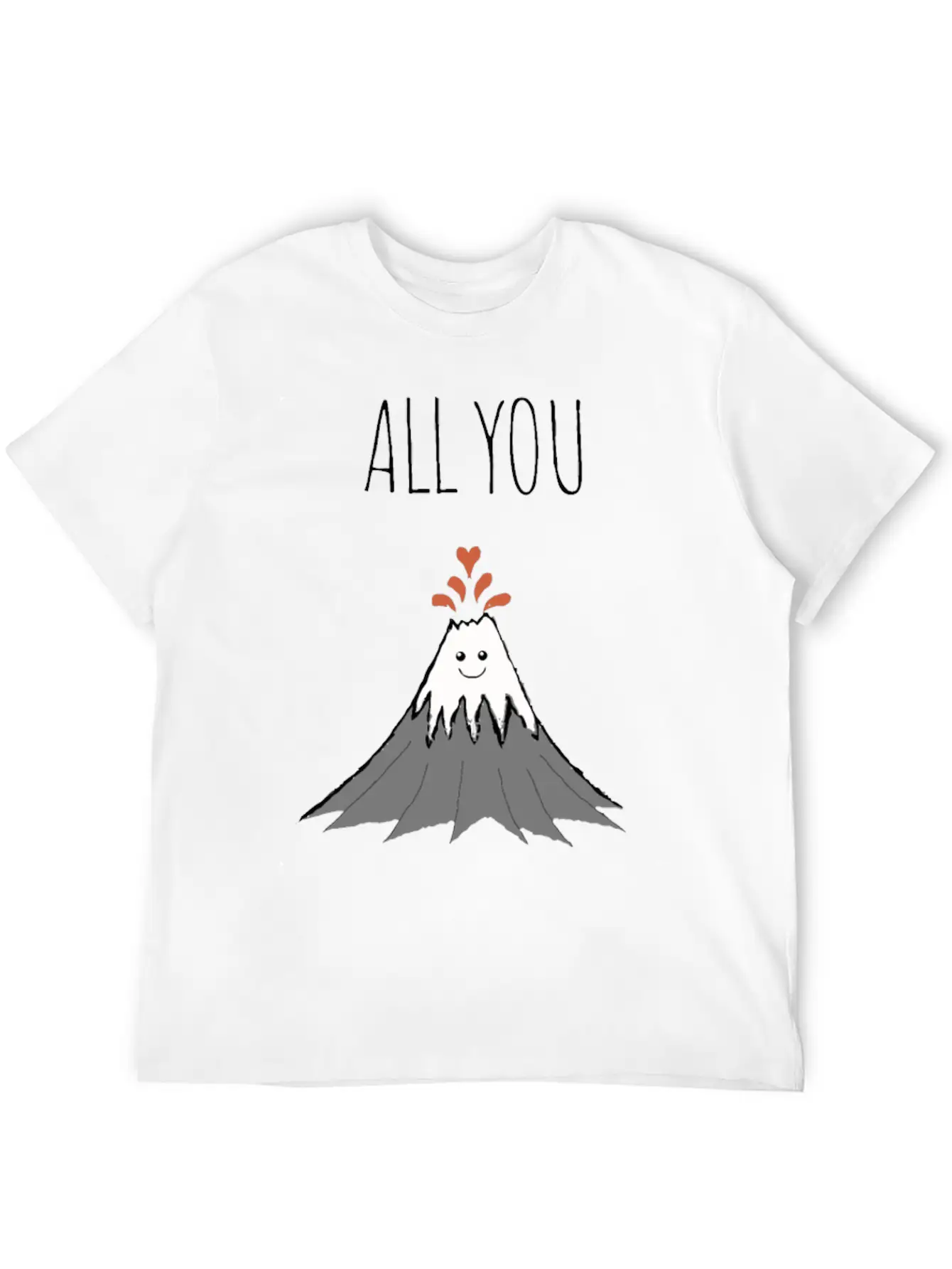 ALL YOU NEED IS LAVA Comfortable Minimalist Graphic Tee – Summer Style Essential