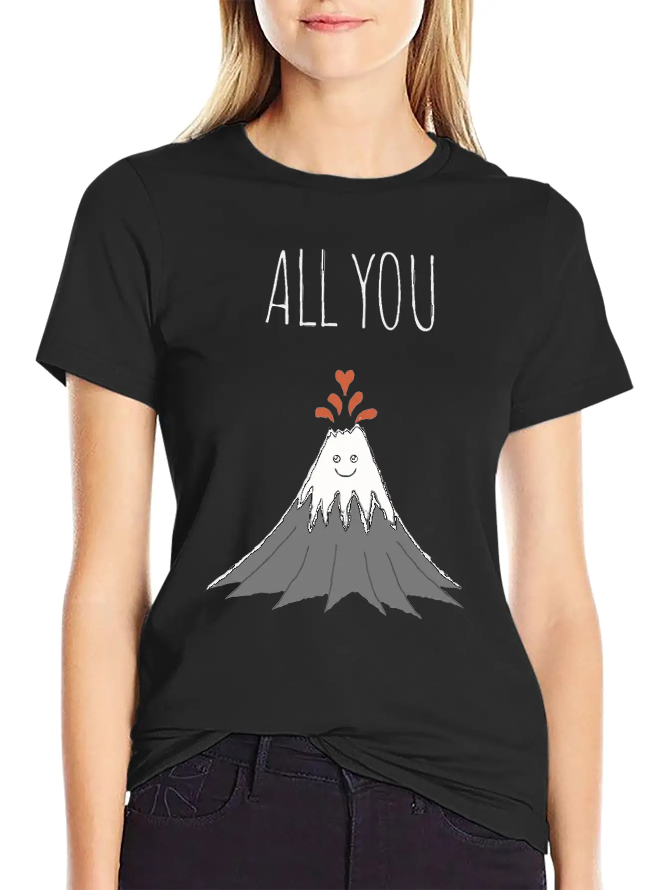 ALL YOU NEED IS LAVA Comfortable Minimalist Graphic Tee – Summer Style Essential