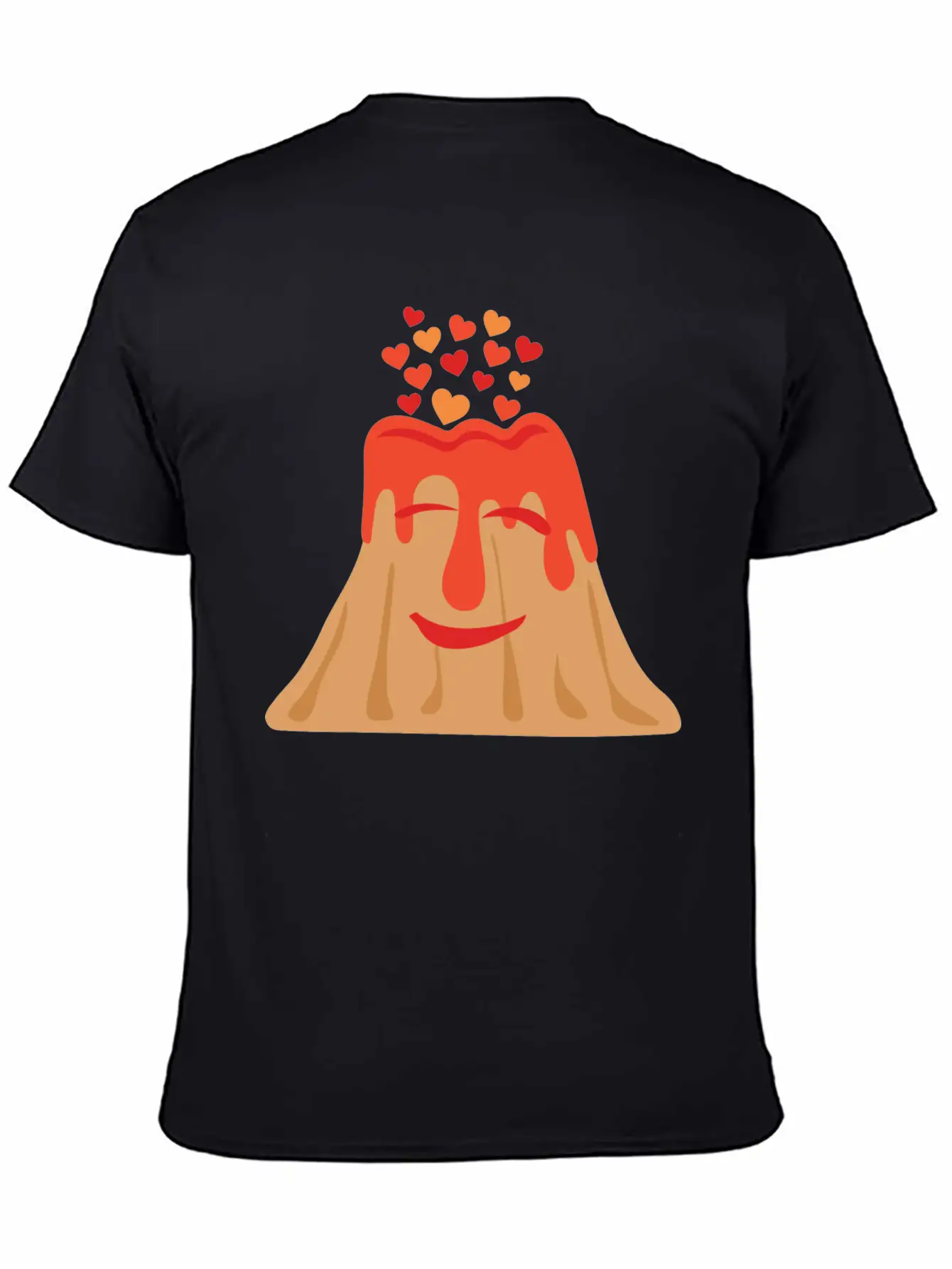 All You Need Is Lava Cute Volcano With Hearts Basic Graphic T-Shirt – Daily Comfort In Soft Cotton