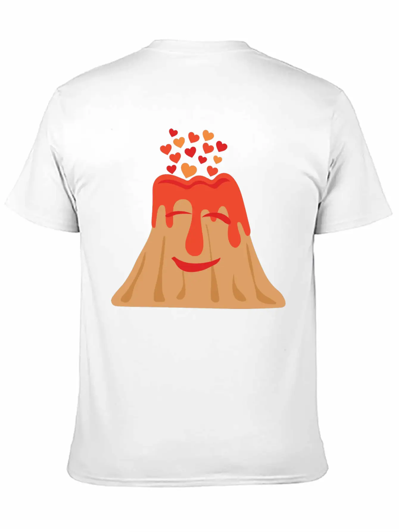All You Need Is Lava Cute Volcano With Hearts Basic Graphic T-Shirt – Daily Comfort In Soft Cotton