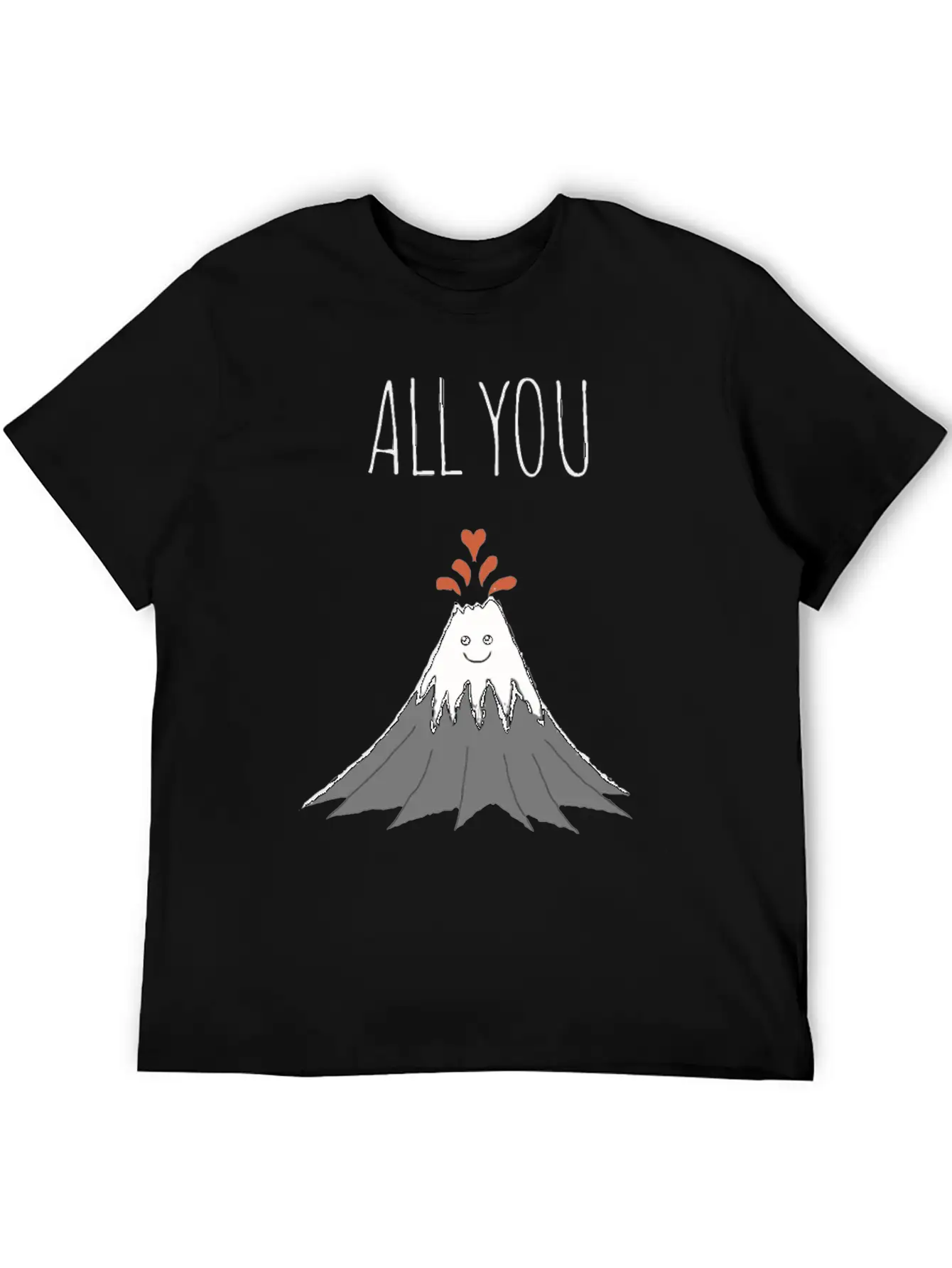 ALL YOU NEED IS LAVA Unisex Short Sleeve Soft Cotton T-Shirt – Casual Everyday Wear